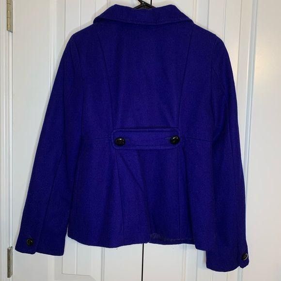 Old Navy Old Navy Sapphire Blue Lined Button Front Pea Coat Medium Size M / US 6-8 / IT 42-44 - 2 Thumbnail