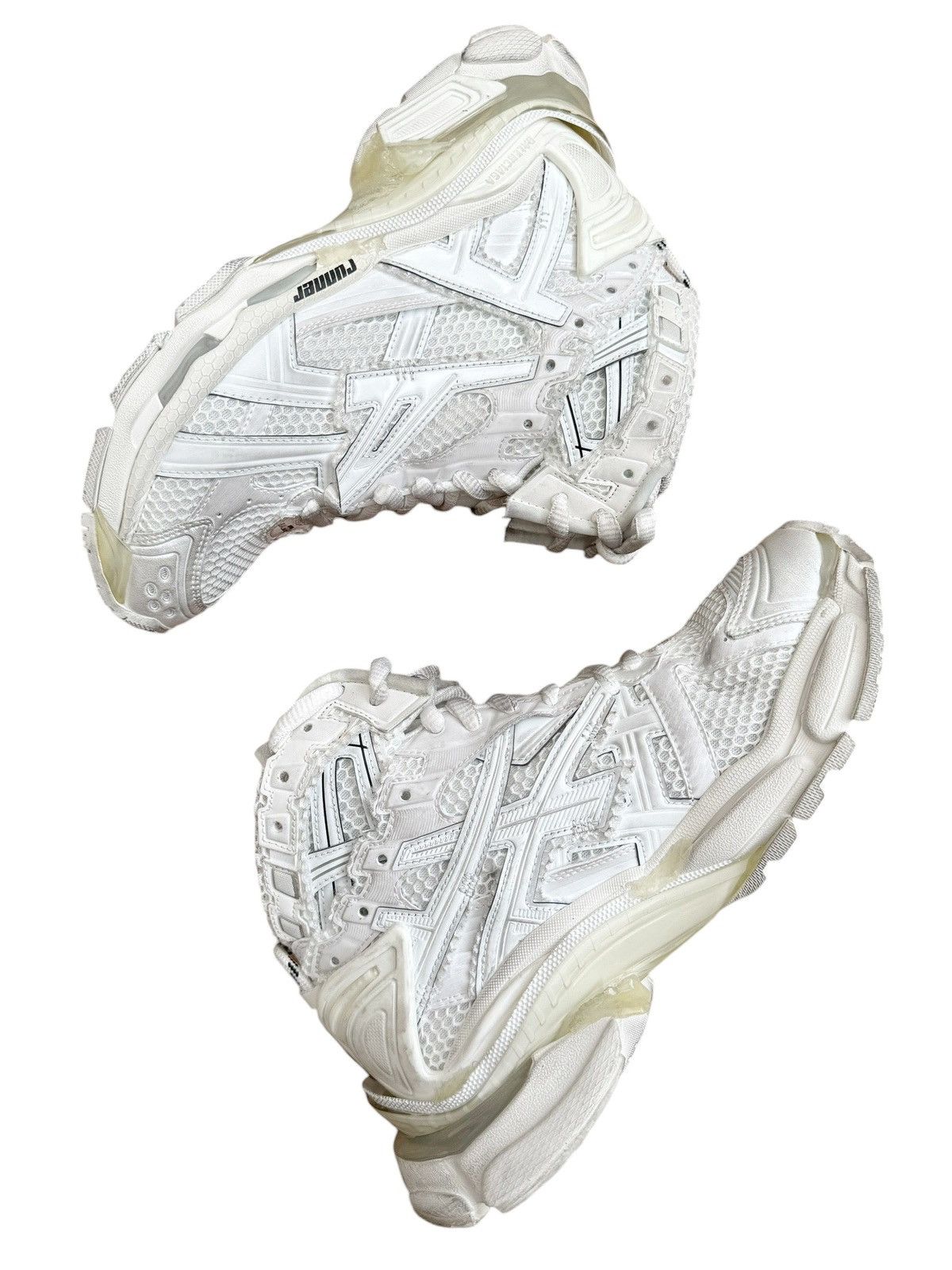Balenciaga White High Top Mid Runner Size US 7 / EU 40 - 5 Thumbnail