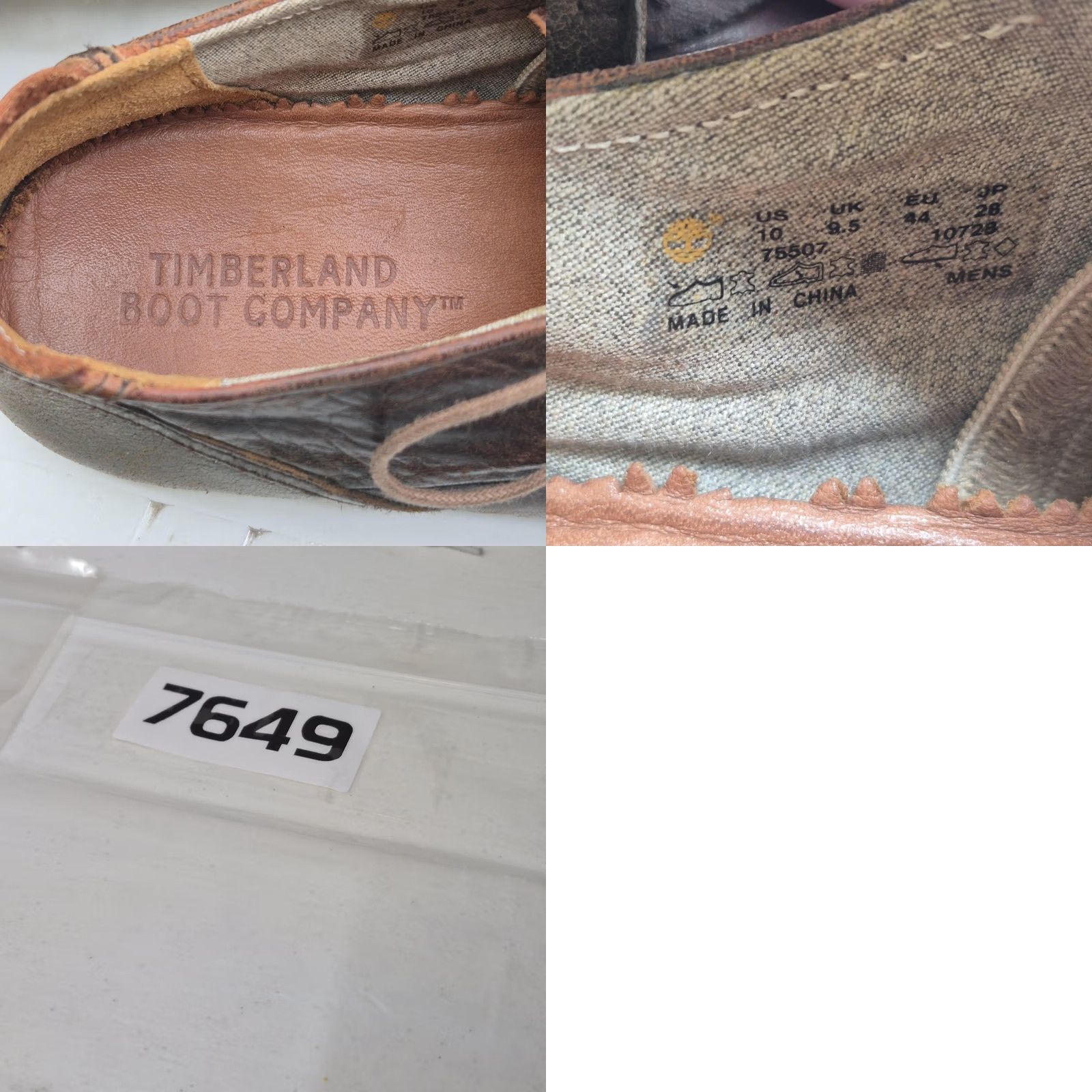 Timberland Boot Company Shoes Mens Size 10 Brown Leather Cap Toe Oxford 75507‎ Men main image 3