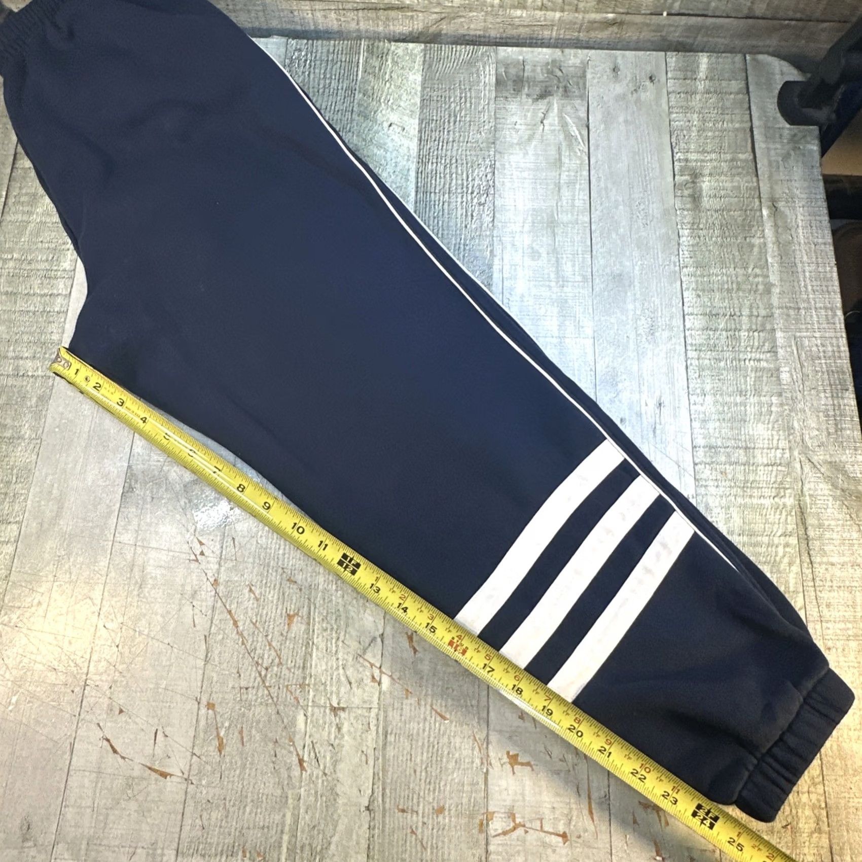 Adidas Adidas Men’s Jogging Pants Blue Size S Sweatpants Regular Activewear Pants Mens Size US 29 - 4 Thumbnail
