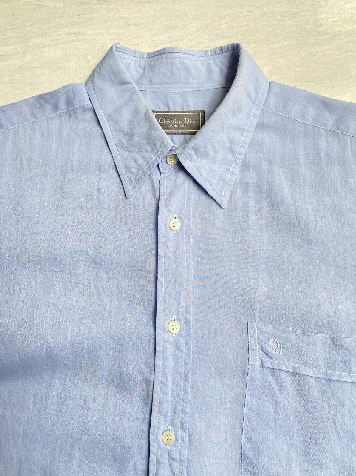 Christian Dior Monsieur Christian Dior Monsieur Blue Shirt Size US M / EU 48-50 / 2 - 5 Thumbnail