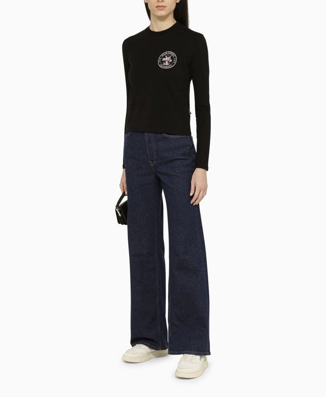 Palm Angels Palm Angels Womens Long Sleeve Shirt Black Size XS Size XS / US 0-2 / IT 36-38 - 13 Thumbnail