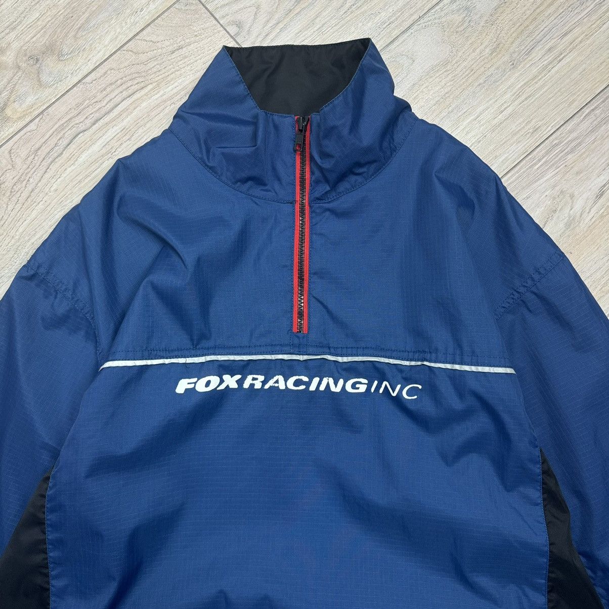 Fox Racing Vintage 90s FOX Racing Polyester 1/4 Zip Light Jacket Size US L / EU 52-54 / 3 - 4 Thumbnail