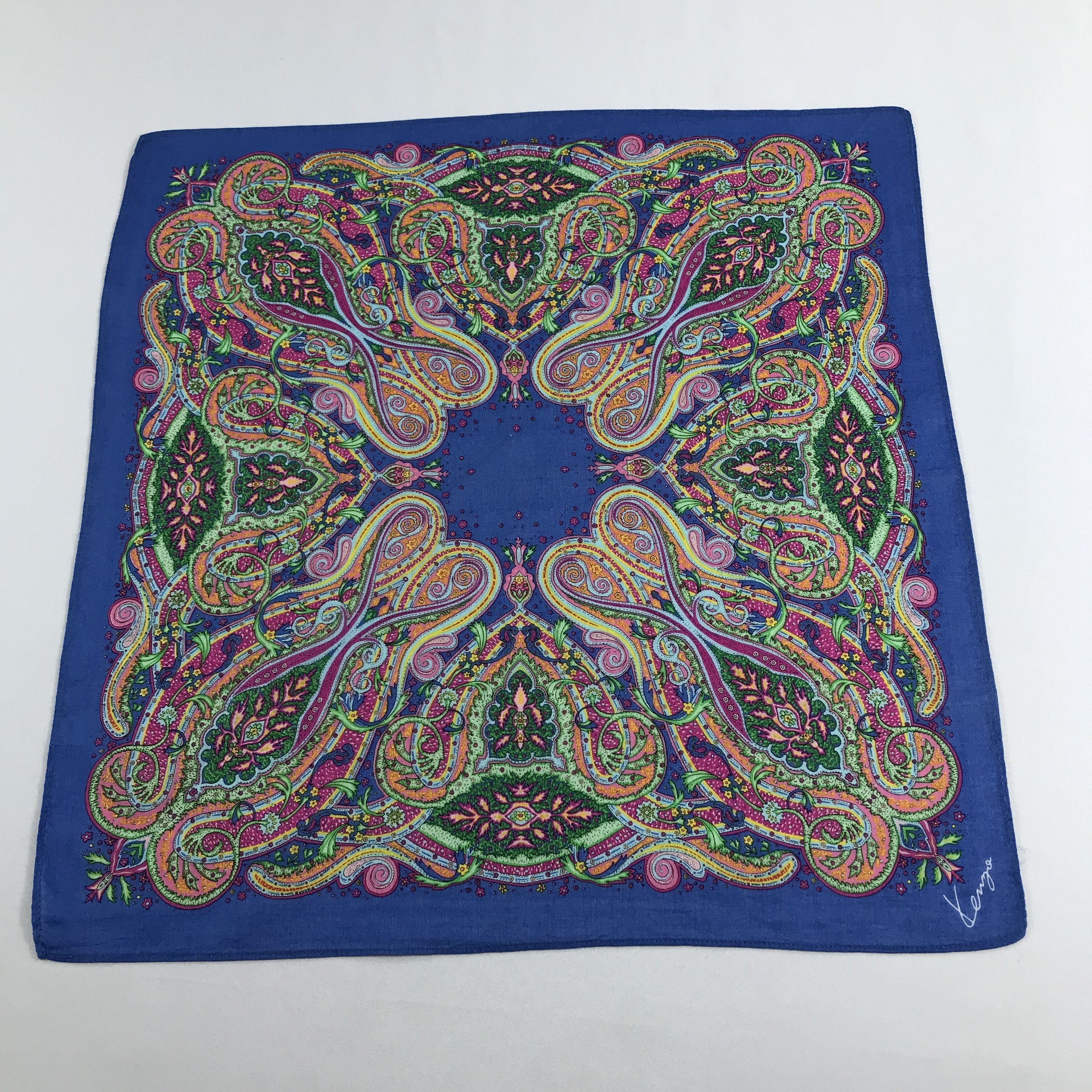 Kenzo Kenzo Handkerchief Neckerchief Bandana H1102 Size ONE SIZE - 2 Thumbnail