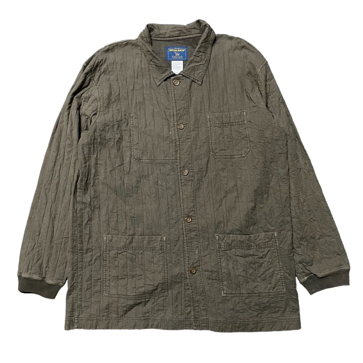 💥- Vintage Woolrich Extended Button Up Jacket
