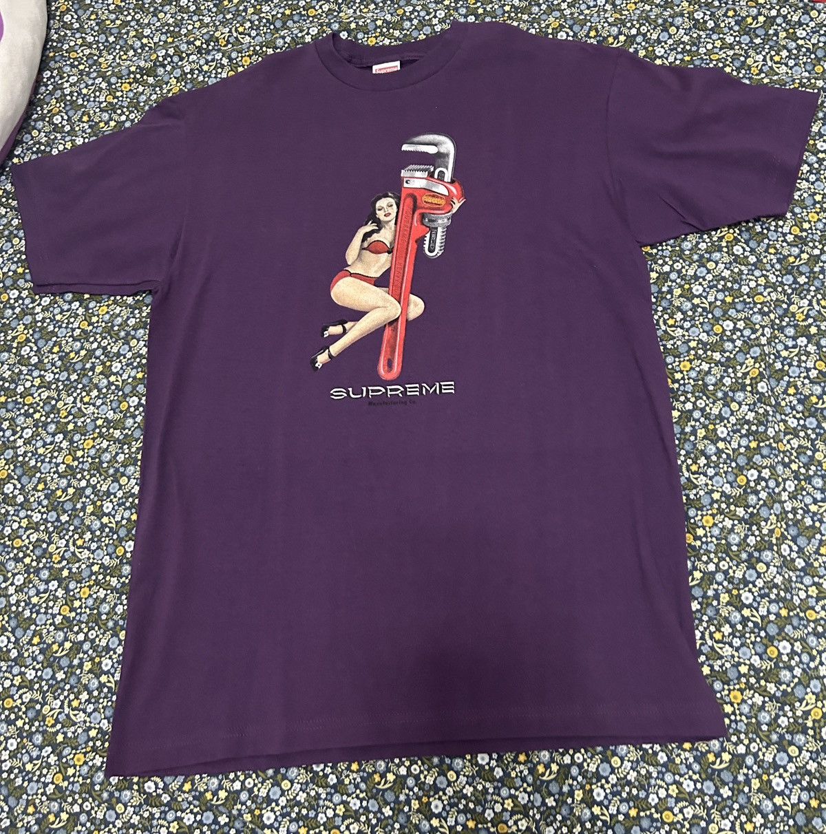 Supreme Supreme 2009 wrench tee Size US L / EU 52-54 / 3 - 4 Thumbnail