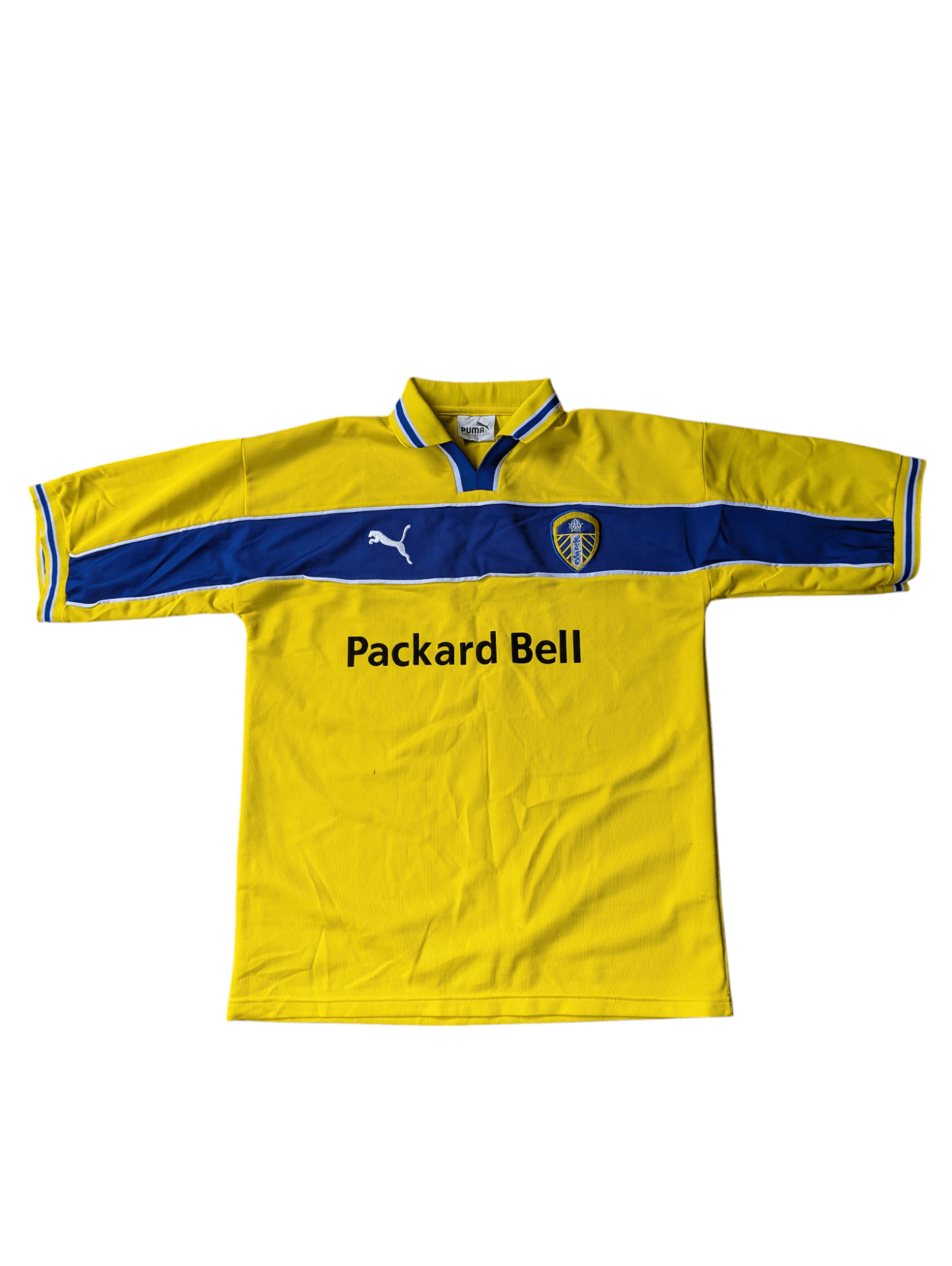 Vintage PUMA LEEDS UNITED 1999/2000 AWAY FOOTBALL SHIRT JERSEY Size US L / EU 52-54 / 3 - 1 Thumbnail