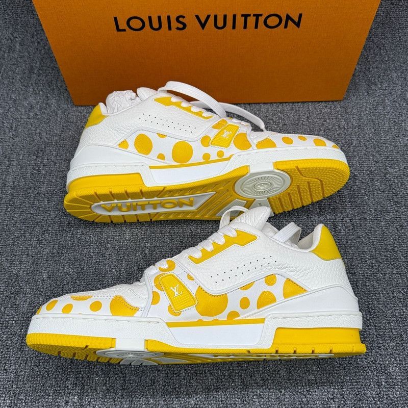 Louis Vuitton Yayoi Kusama x Louis Vuitton Trendy Low-top Sneakers -2508 Size US 8.5 / EU 41-42 - 4 Thumbnail
