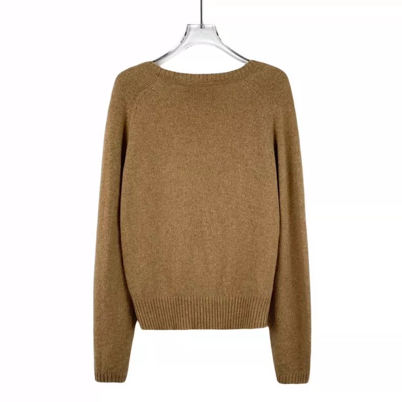 Gucci Gucci Dark brown cashmere V-neck single-breasted long-sleev Size US S / EU 44-46 / 1 - 2 Thumbnail