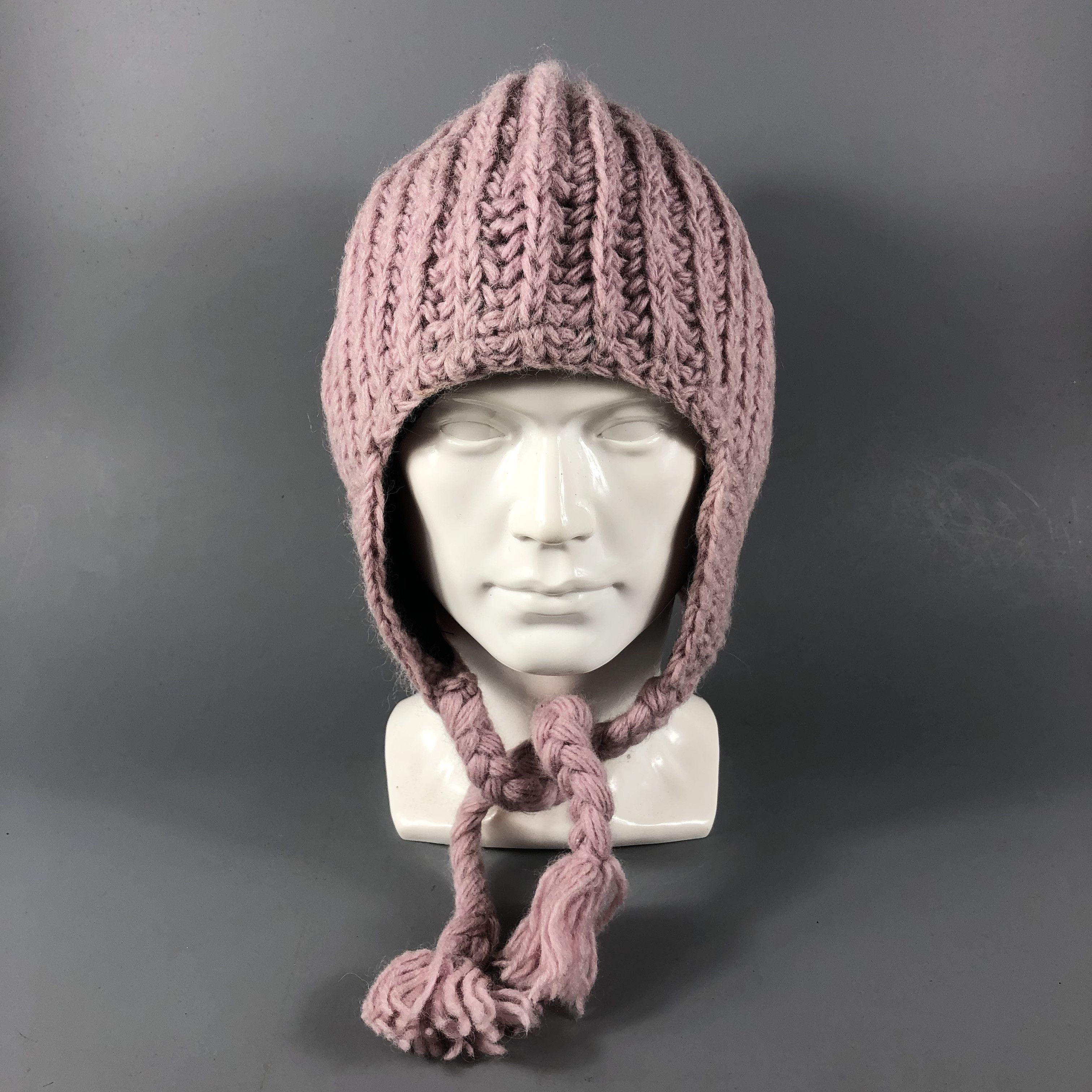 Vintage Ushanka Pumpkin Earflap Bobble Beanie Snowcap Snow Hat B781 Size ONE SIZE - 2 Thumbnail