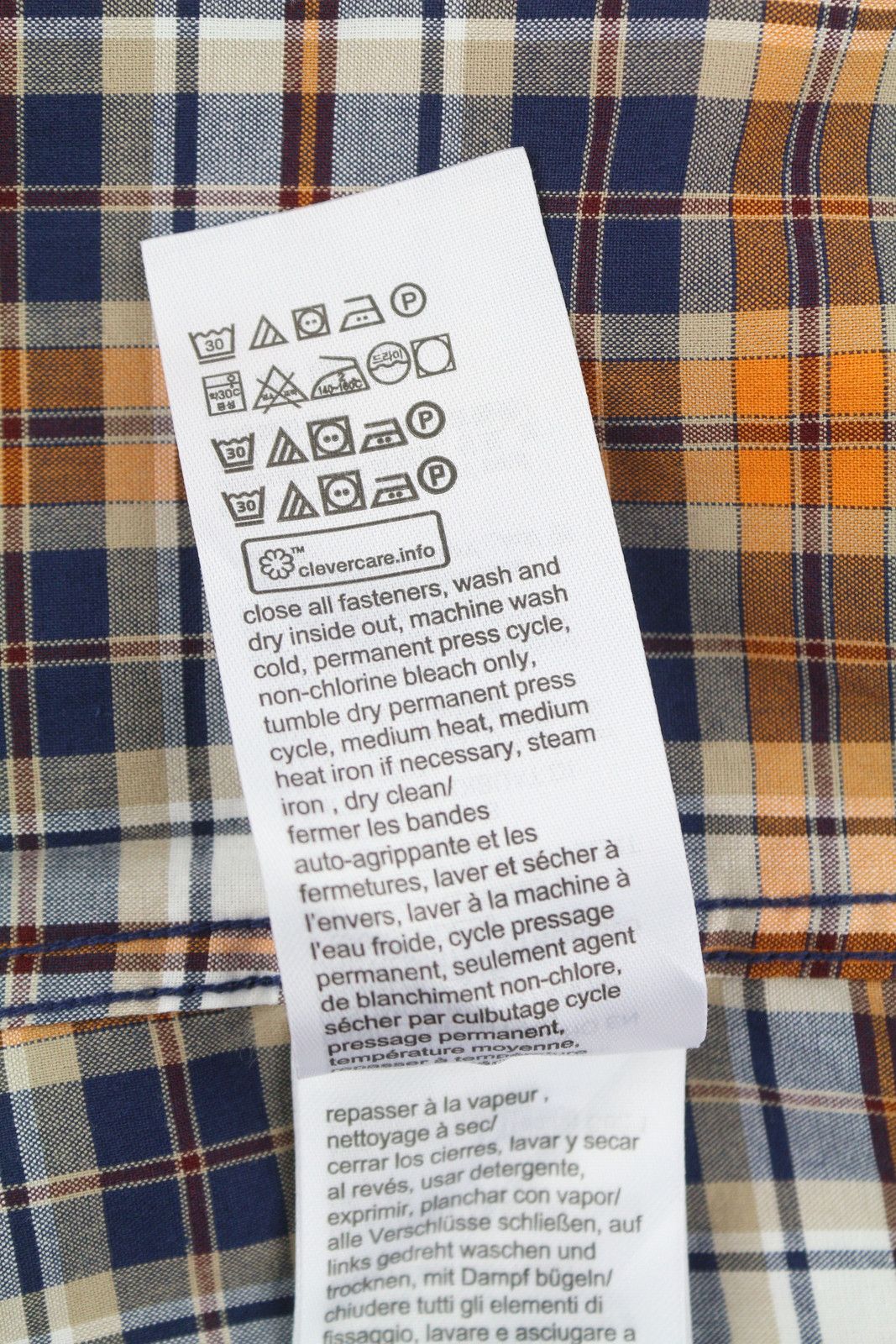 Tommy Hilfiger THFLEX POPLIN M Plaid Button-Down 87682 Size US M / EU 48-50 / 2 - 8 Thumbnail