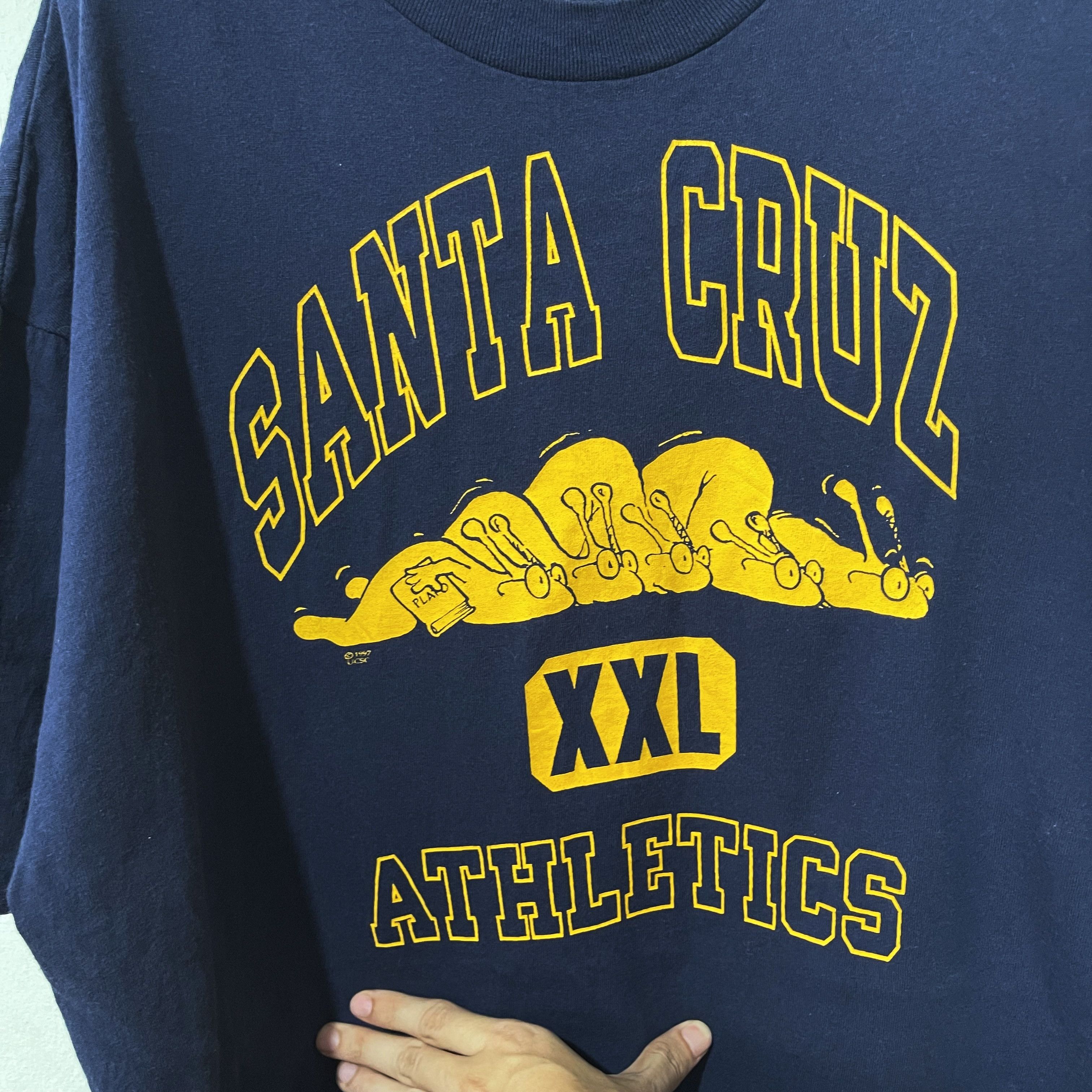 Vintage Vintage 1997 Santa Cruz Athletics T-Shirt Size US XL / EU 56 / 4 - 2 Thumbnail