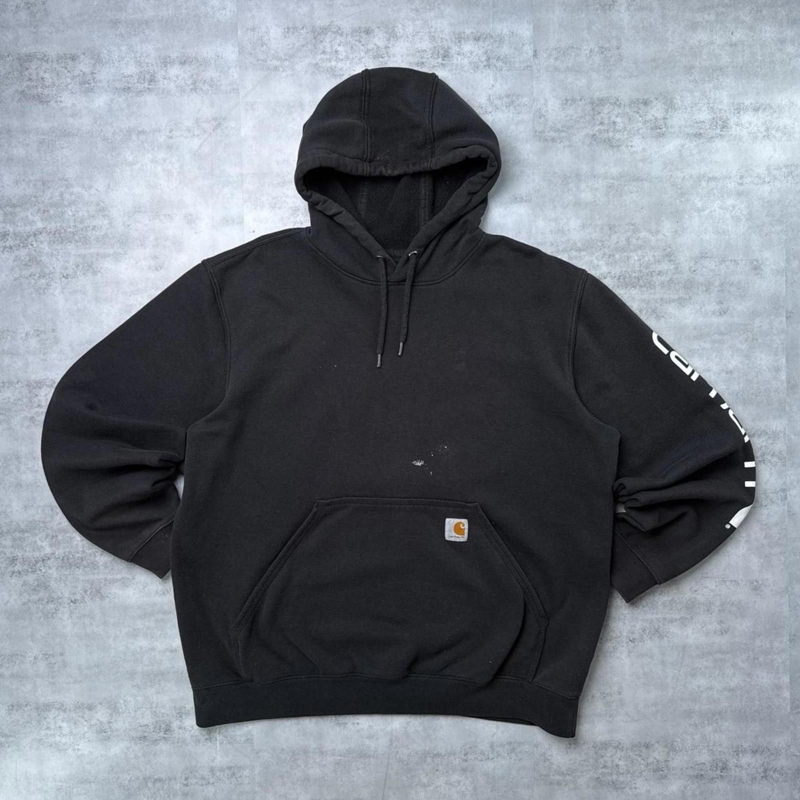 Carhartt Y2K Carhartt Black 00s hoodie jacket Size US L / EU 52-54 / 3 - 1 Thumbnail