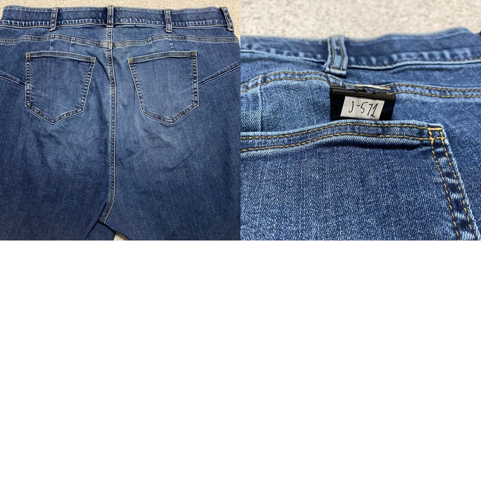 Torrid Torrid Jeans Skinny 24 Tall Blue Denim Medium Wash High Rise Womens Adult Jeans 5-Pocket Design Stretch Size 42" / US 20 - 9 Thumbnail