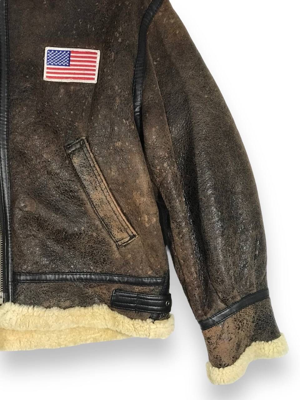 Vintage vintage b-3 army military flight jacket ww1 Size US M / EU 48-50 / 2 - 3 Thumbnail