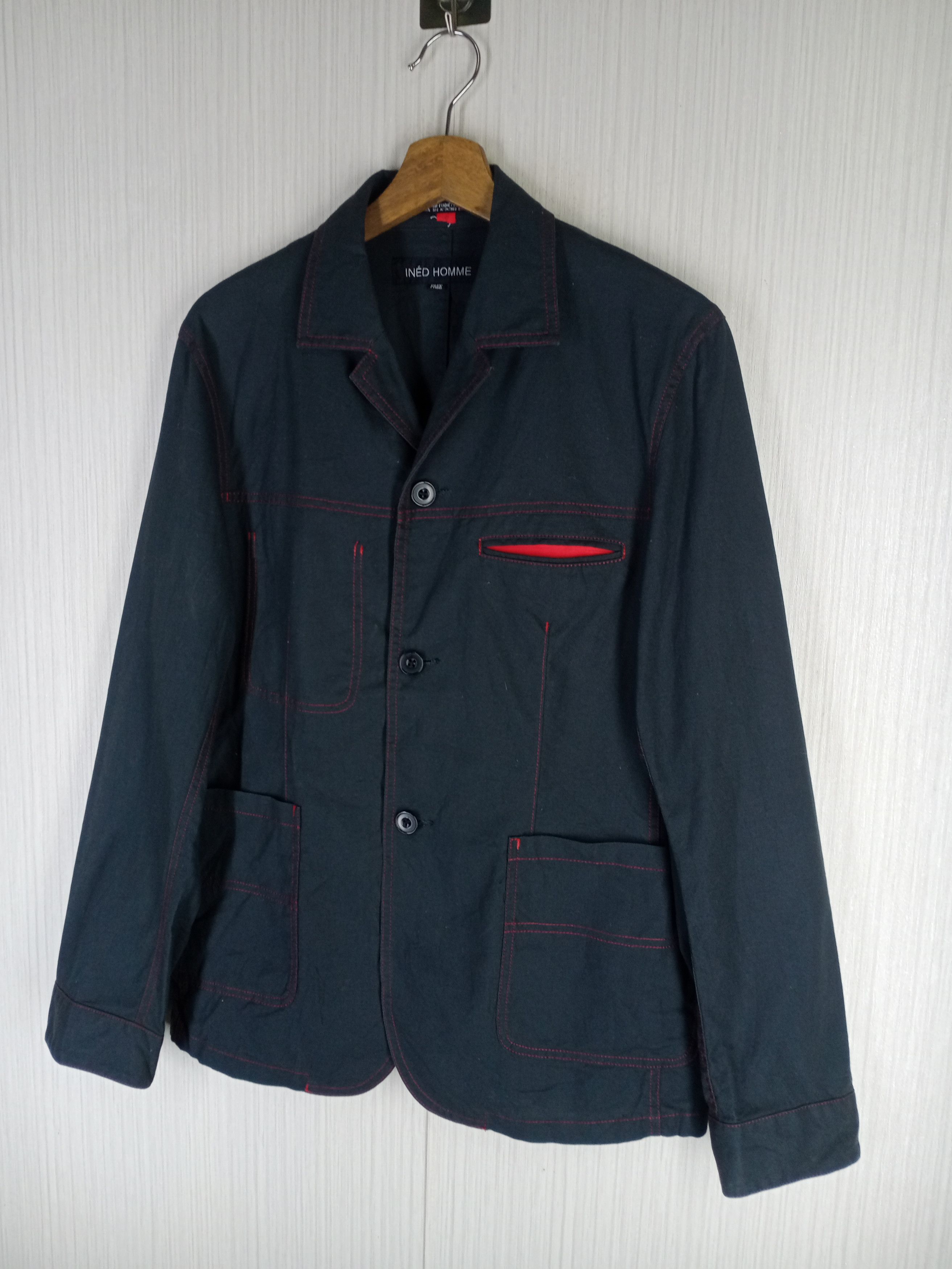 Yohji Yamamoto Rare Vintage Ined Homme By Yohji Yamamoto Jacket Size US M / EU 48-50 / 2 - 3 Thumbnail