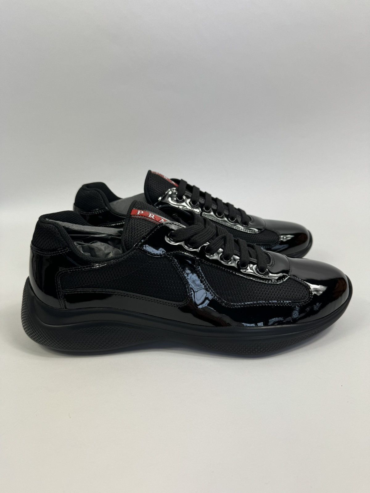 Prada PRADA AMERICA S CUP PATENT SNEAKERS Grailed