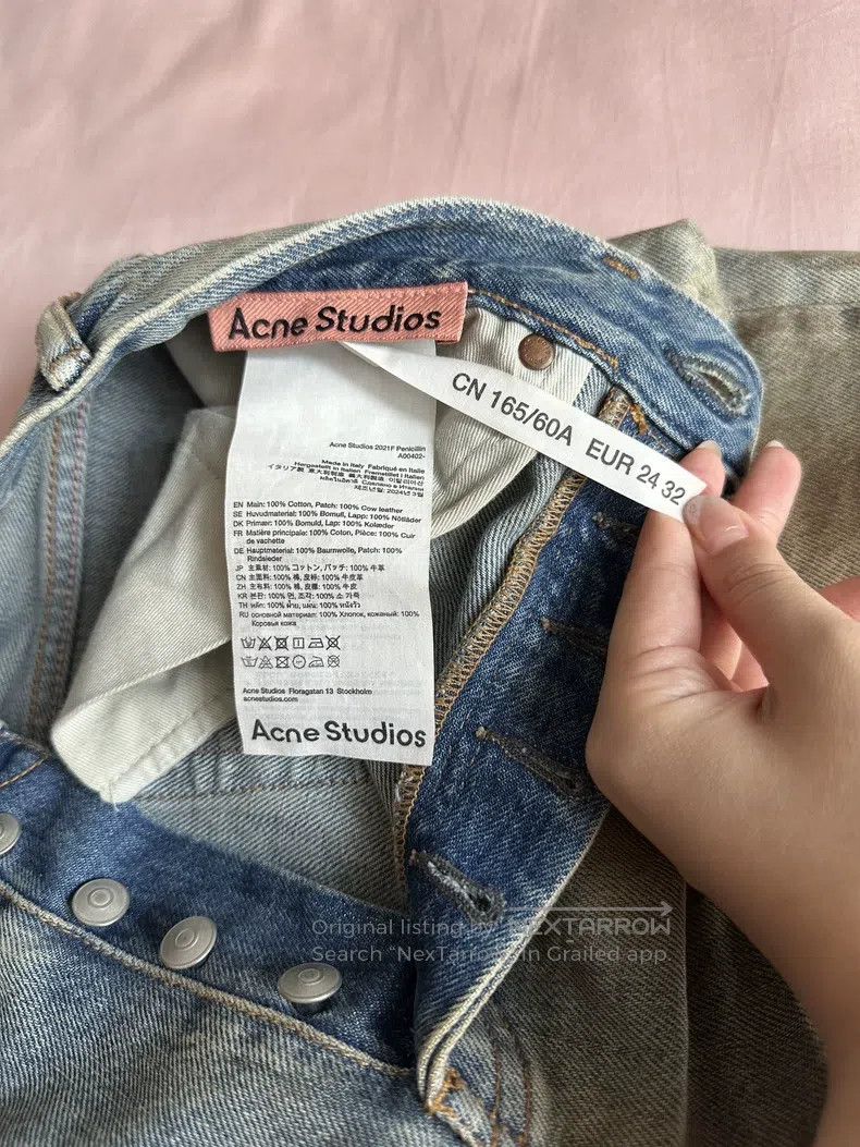 Acne Studios Acne Studios Mud-dyed distressed jeans Size 24" / US 00 / IT 34 - 3 Thumbnail