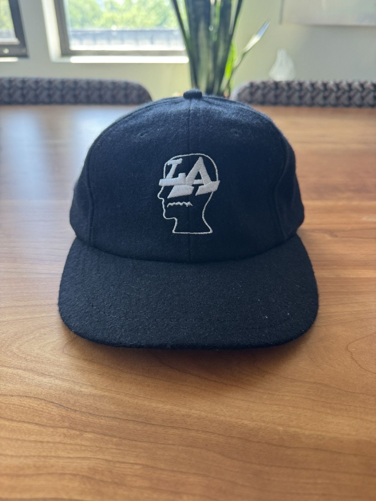 Brain Dead Brain Dead LA Hat in Black Wool Size ONE SIZE - 1 Thumbnail