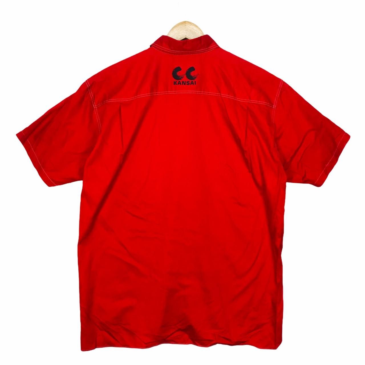 Japanese Brand Vtg Japanese Brand CC KANSAI Short Sleeve Button Up Shirt Size US XL / EU 56 / 4 - 3 Thumbnail