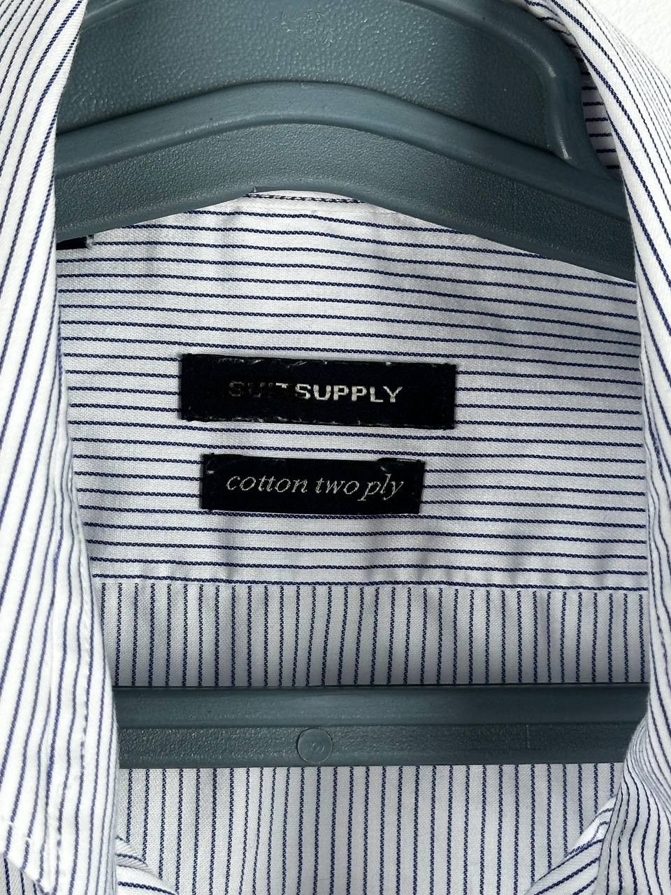 Suitsupply Suitsupply Striped Cotton Two Ply Shirt Size S Size US S / EU 44-46 / 1 - 4 Thumbnail