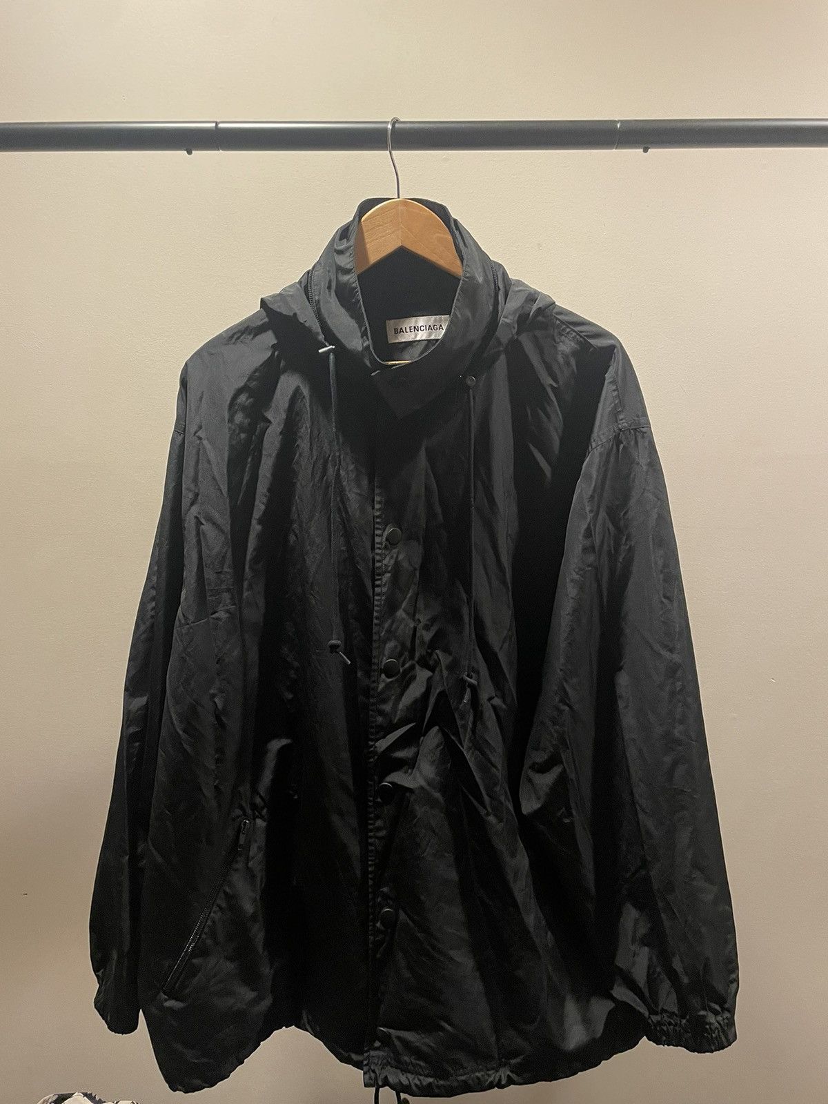 Balenciaga Balenciaga 2018 Black Logo Jacket Size US M / EU 48-50 / 2 - 3 Thumbnail