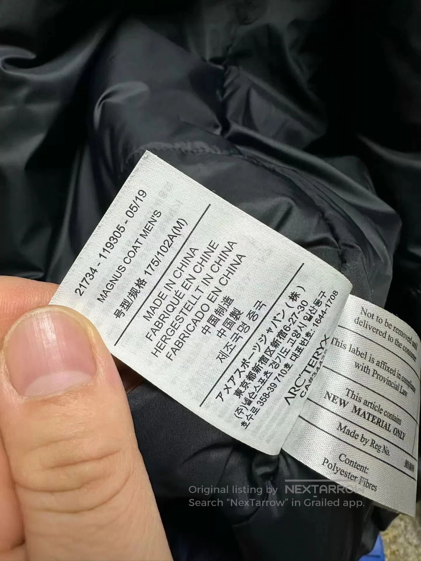 Arc'teryx Blue Hooded Padded Winter Coat. Size US M / EU 48-50 / 2 - 6 Thumbnail