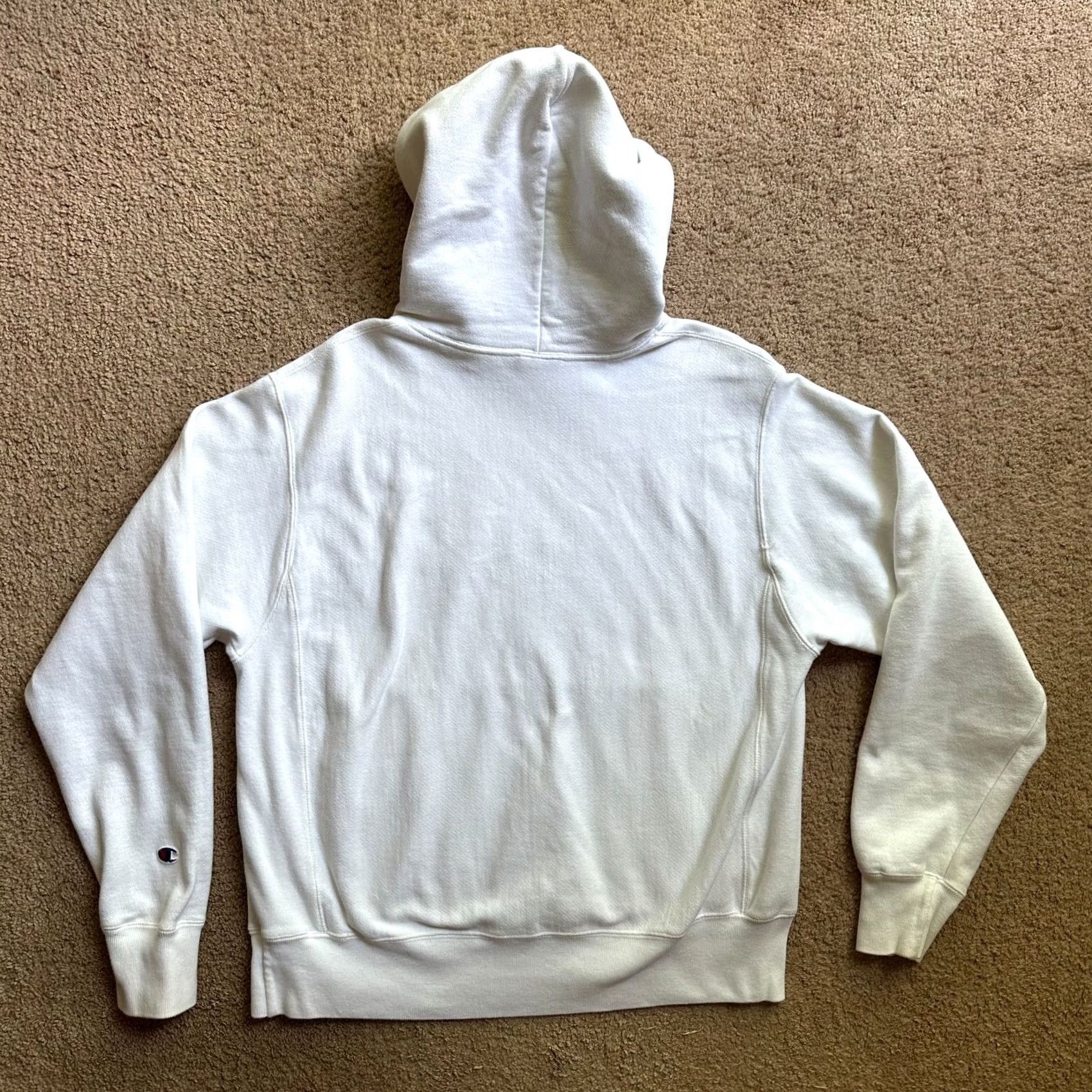 Champion Champion Sweatshirt Mens Medium Reverse Weave White Pockets Spooky Sports 90s Size US M / EU 48-50 / 2 - 2 Thumbnail