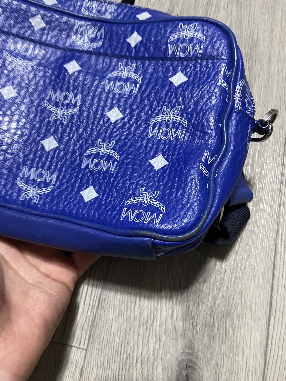 MCM MCM blue monogram crossbody bag Size ONE SIZE - 15 Thumbnail