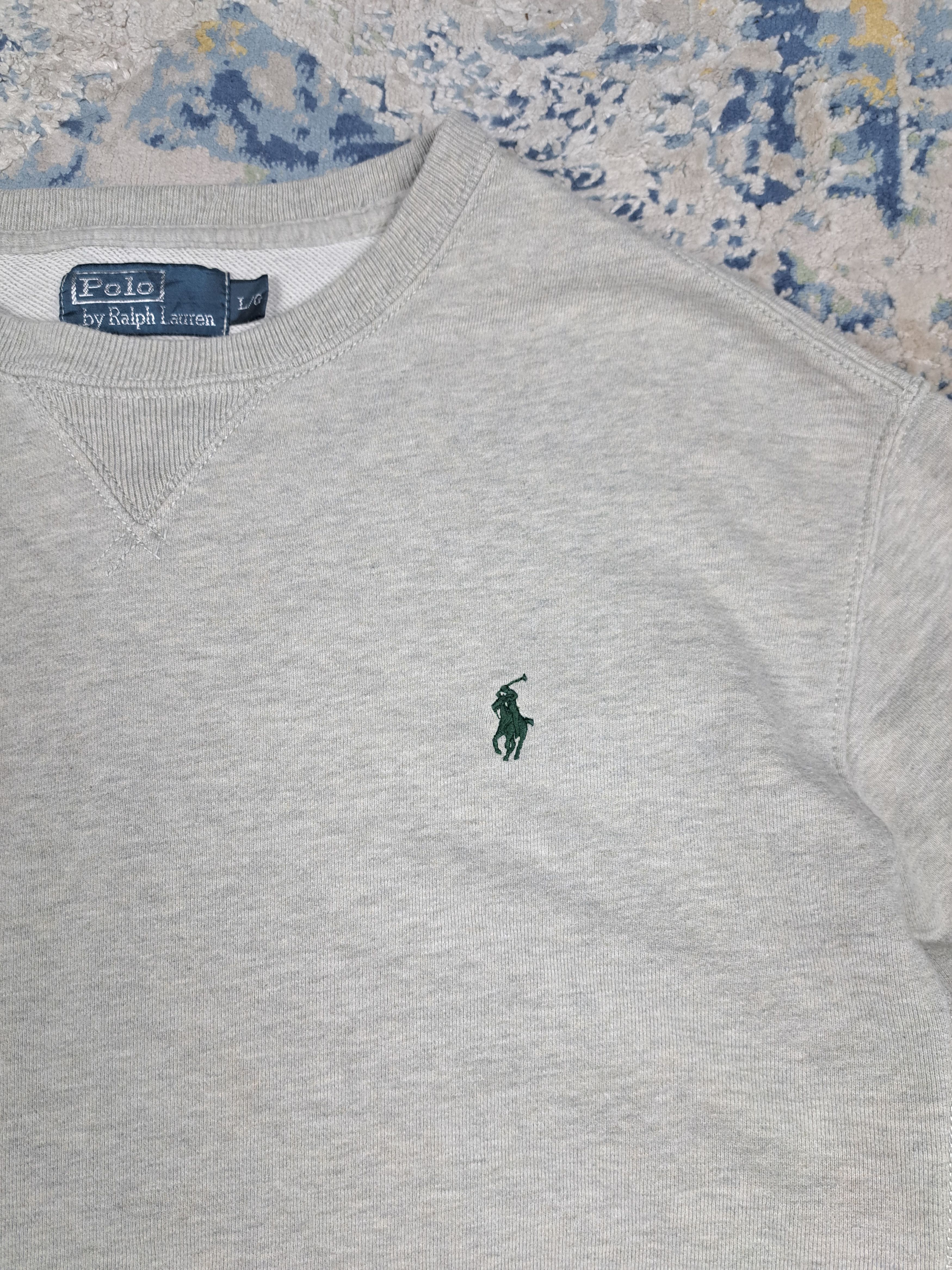 Polo Ralph Lauren Ralph Lauren Basic Crewneck Sweatshirt Green Horse y2k Size US L / EU 52-54 / 3 - 2 Thumbnail
