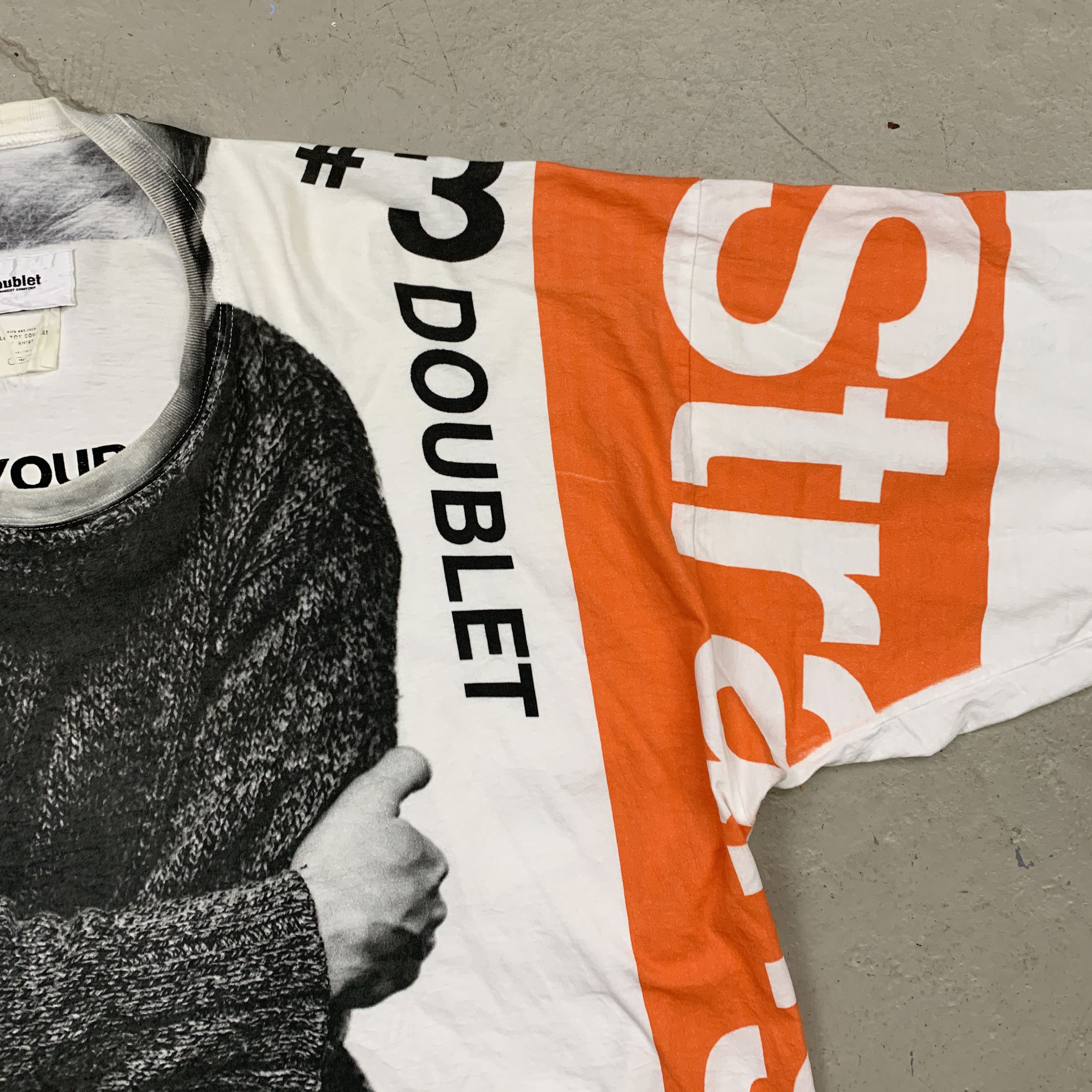 Doublet COMPRESSED "INSERT FACE" / TRAINSPOTTING MOVIE T-SHIRT Size US XL / EU 56 / 4 - 7 Thumbnail