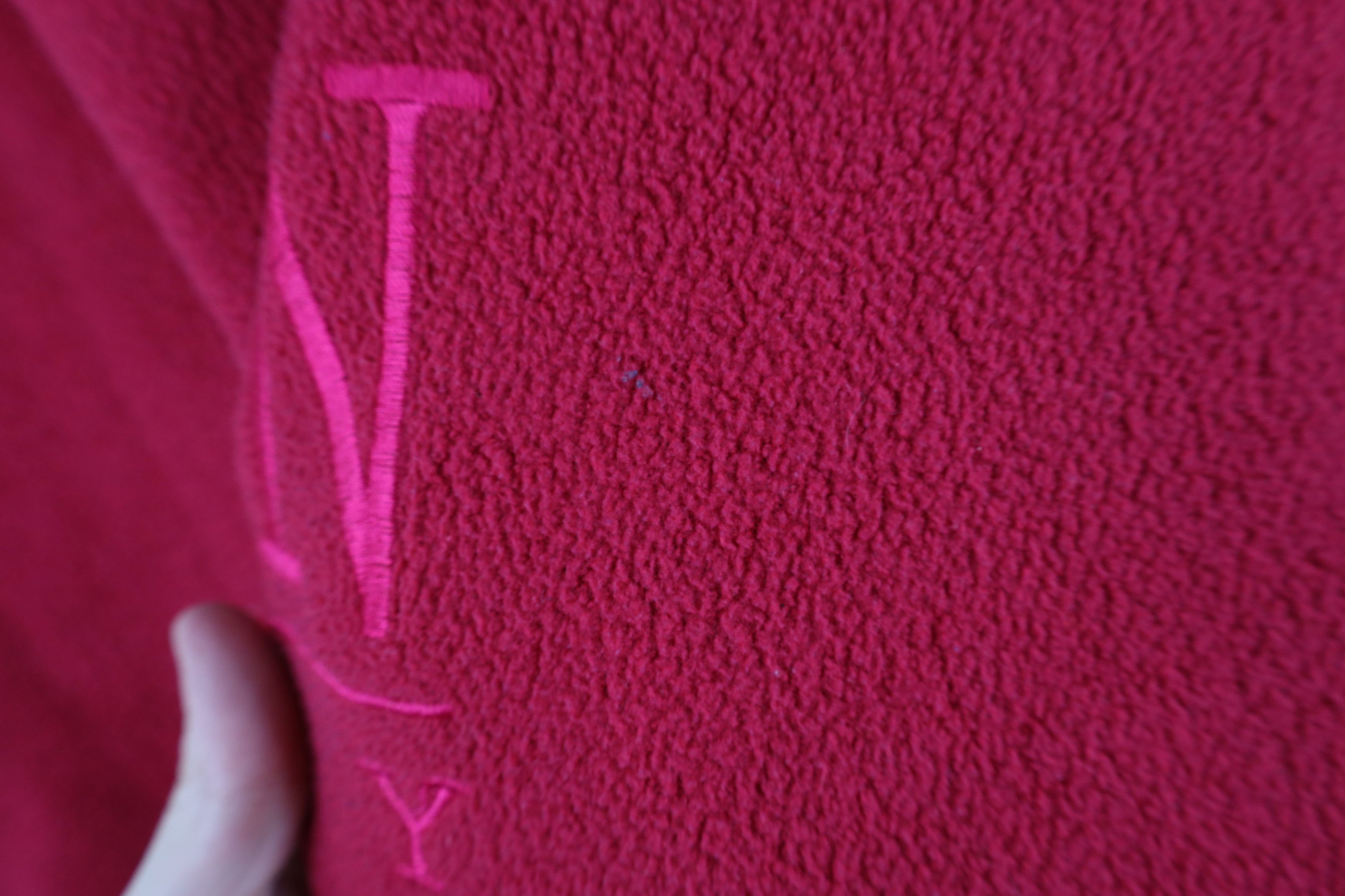 Vintage Vintage 90s Cotton Ginny Fleece Sweatshirt Pink USA Size XL / US 12-14 / IT 48-50 - 5 Thumbnail