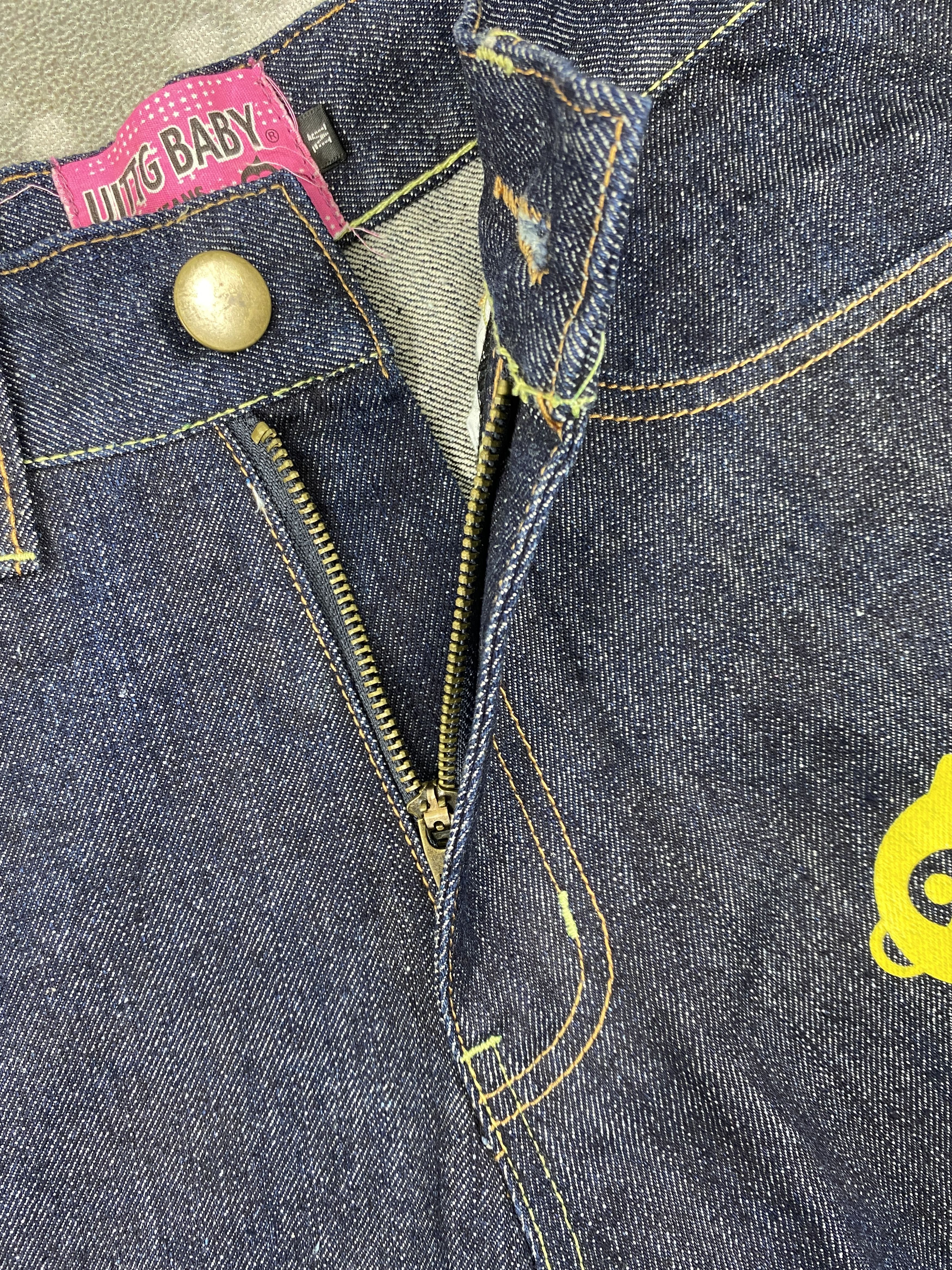 If Six Was Nine Japanese Brand Printed Uittg Baby Denim 30x32 -JN051 Size US 30 / EU 46 - 6 Thumbnail