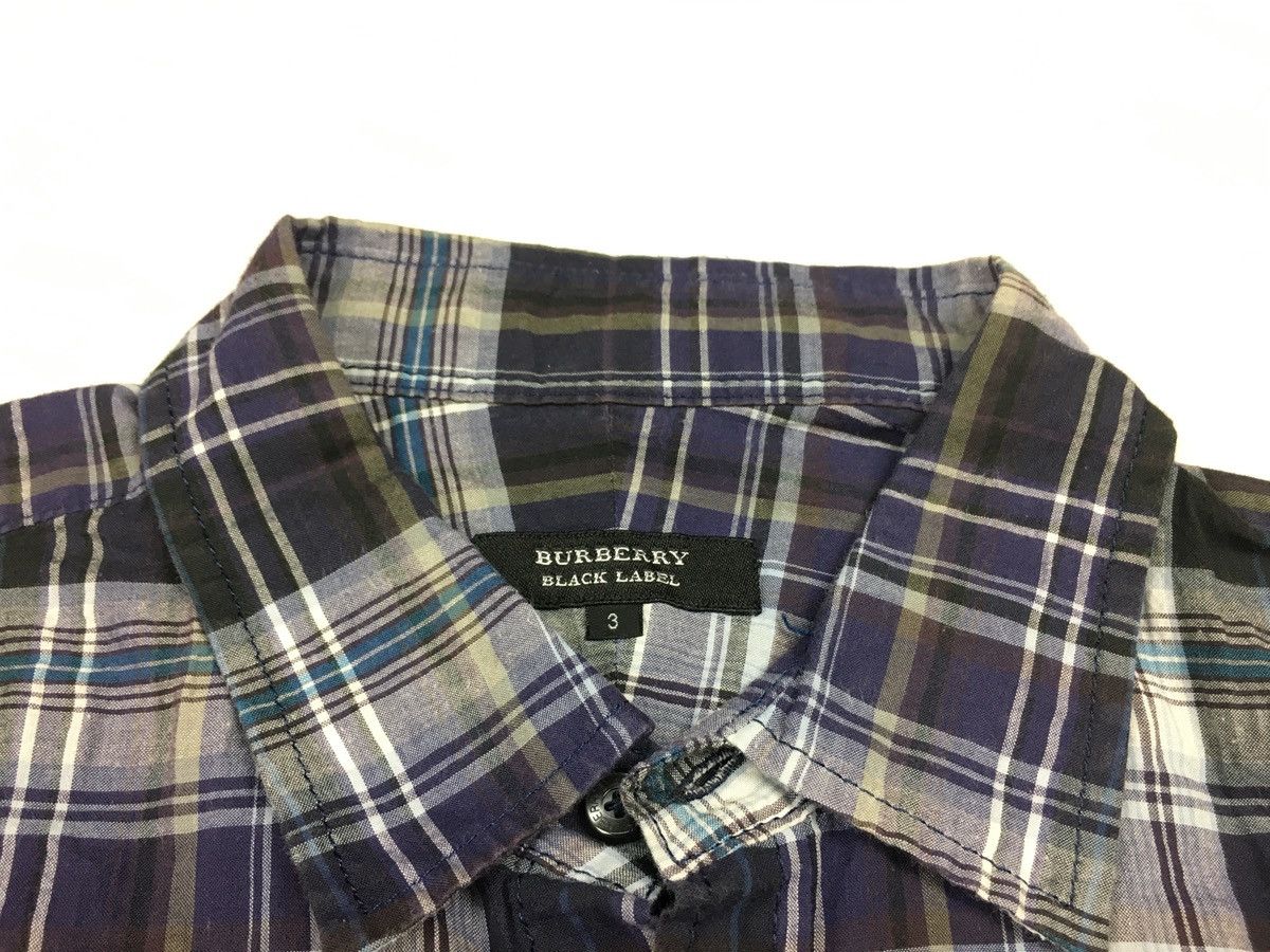 Burberry × Flannel Burberry Black Label Flannel Plaid Checked Double Pocket Size US L / EU 52-54 / 3 - 4 Thumbnail