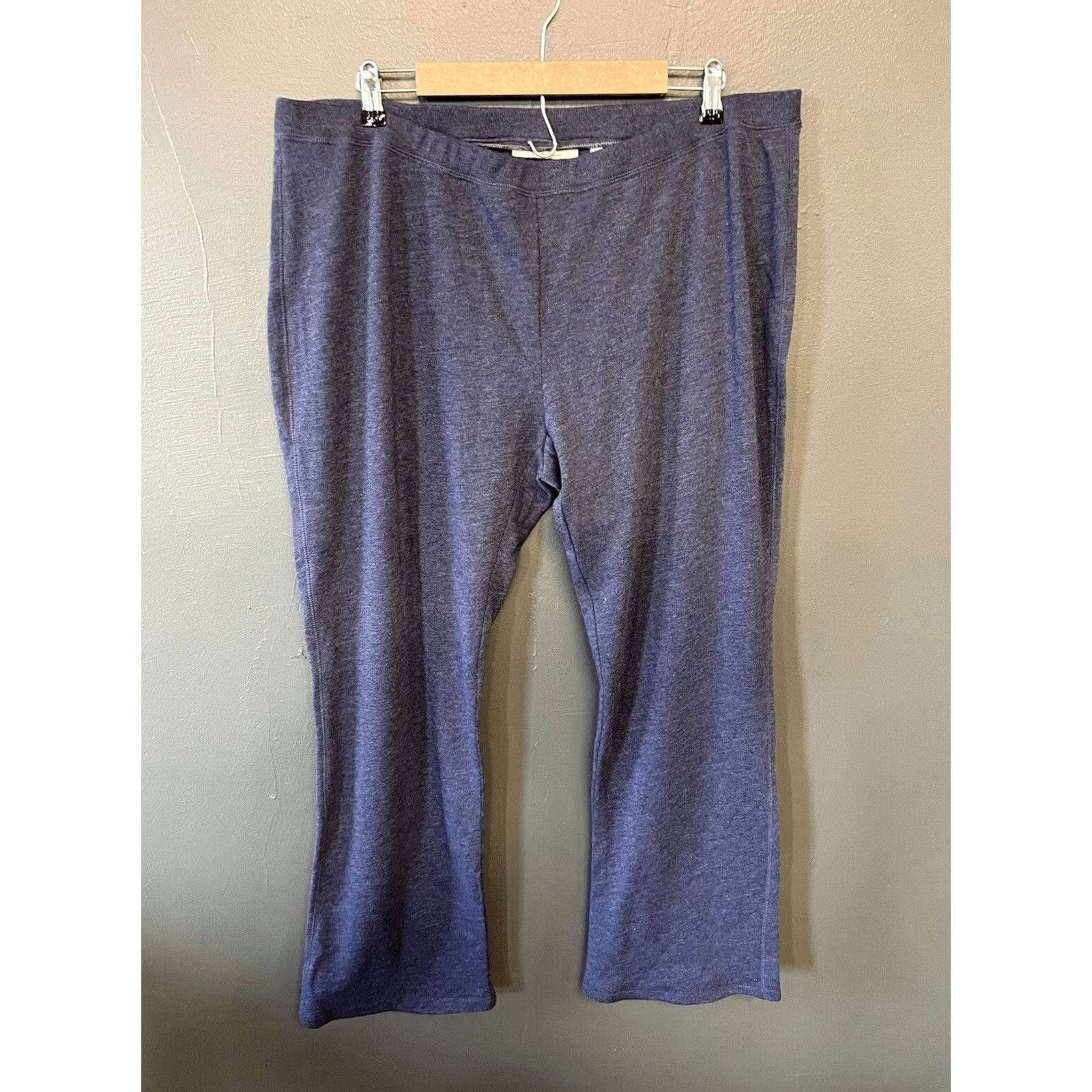 Vintage Sejour Weekend Womens Knit Sweatpants 2X Blue Plus Size Pants Women Activewear Knit Sweatpants Blue 2X Womens Size 40" / US 18 - 2 Thumbnail