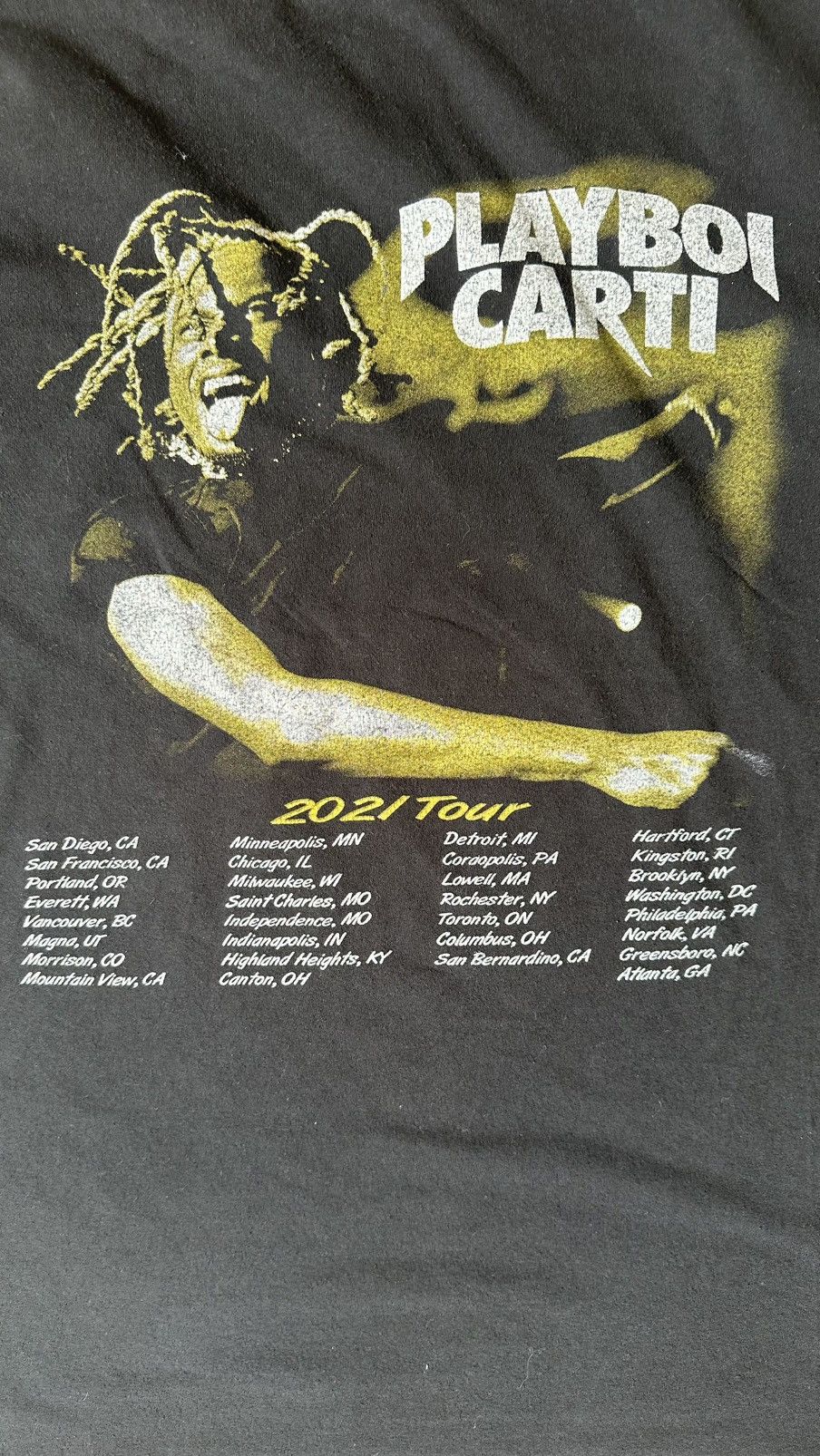 Vintage PLAYBOI CARTI TEE Size US M / EU 48-50 / 2 - 6 Thumbnail