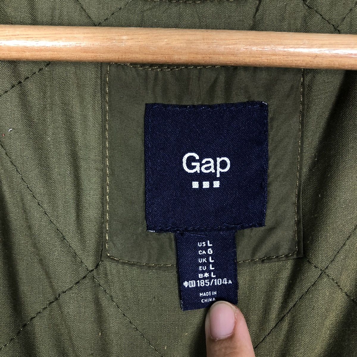 Japanese Brand 🔥Riot Riot Vintage Bomber Jacket Gap Military Colour Design Size US L / EU 52-54 / 3 - 18 Thumbnail