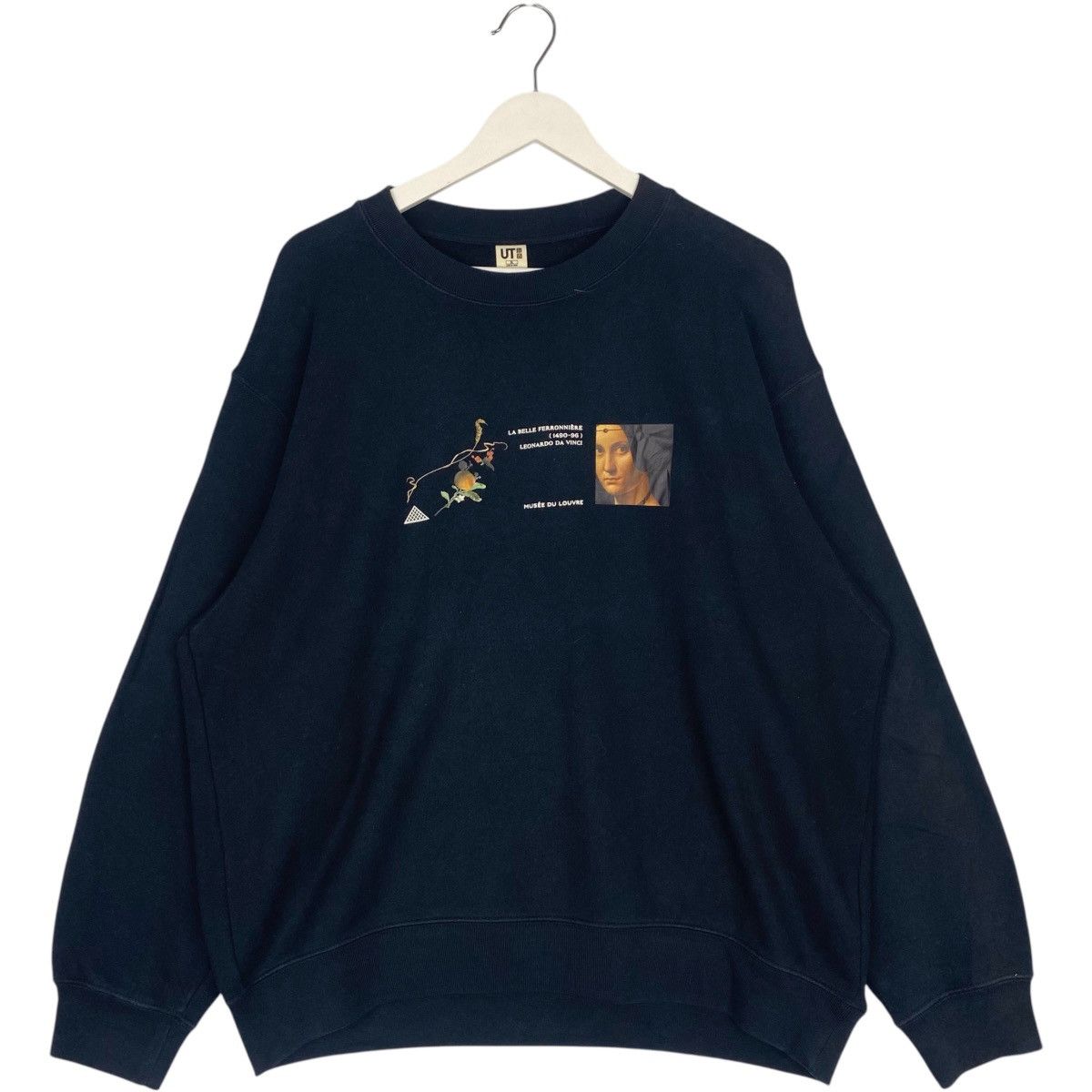 Vintage Vintage Leonardo Da Vinci Uniqlo Sweatshirt Crewneck Black Size US M / EU 48-50 / 2 - 1 Thumbnail