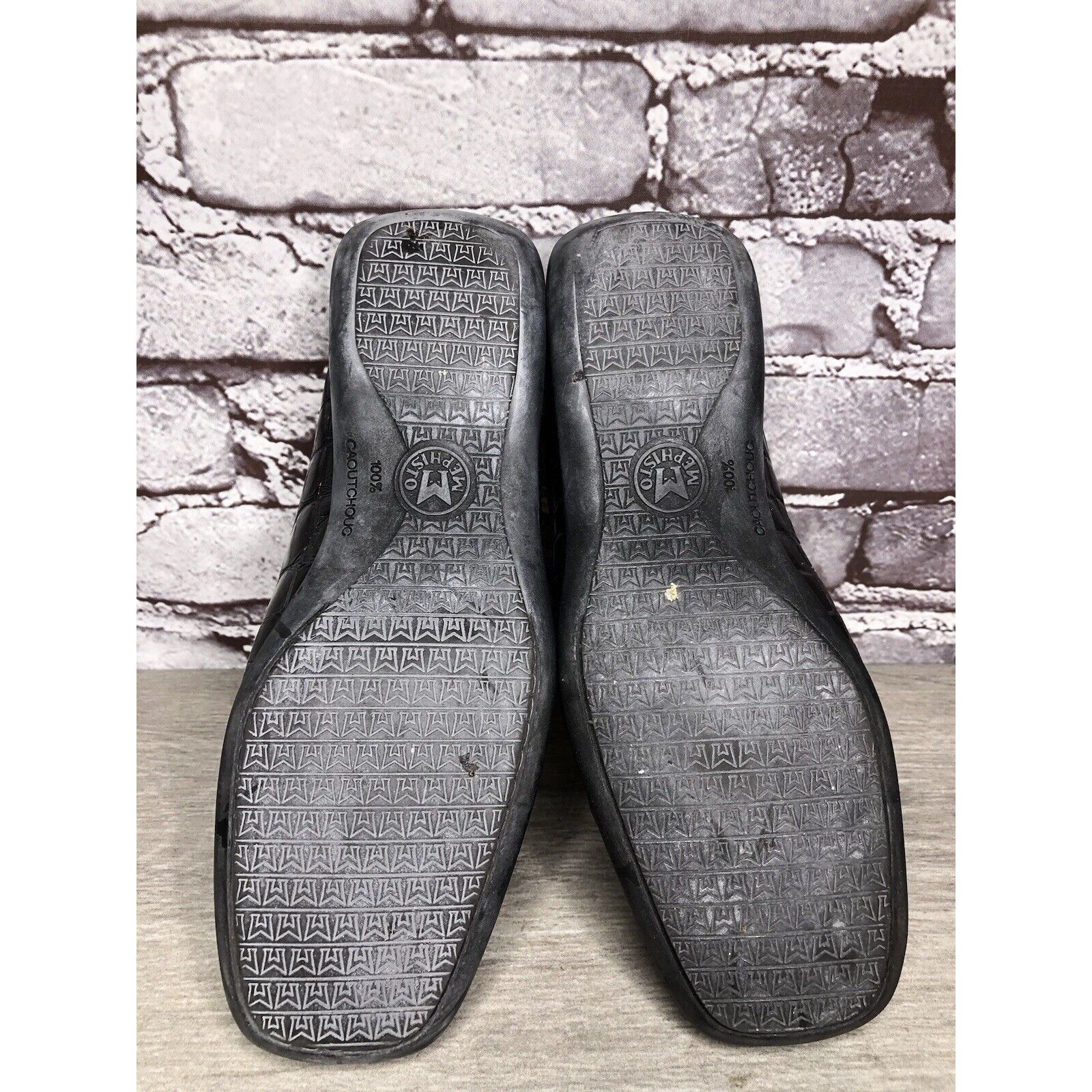 Mephisto Mephisto Black Patent Leather Crocometal Croc Print Mules Sh Size US 8 / IT 38 - 10 Thumbnail
