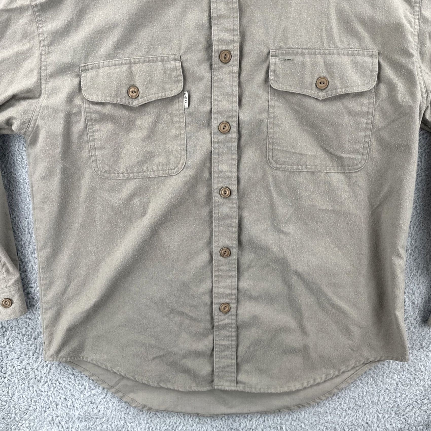 Bugle Boy VINTAGE Bugle Boy Shirt Mens Size L Brown Long Sleeve Button-Up 90s Y2K EUC Size US L / EU 52-54 / 3 - 4 Thumbnail