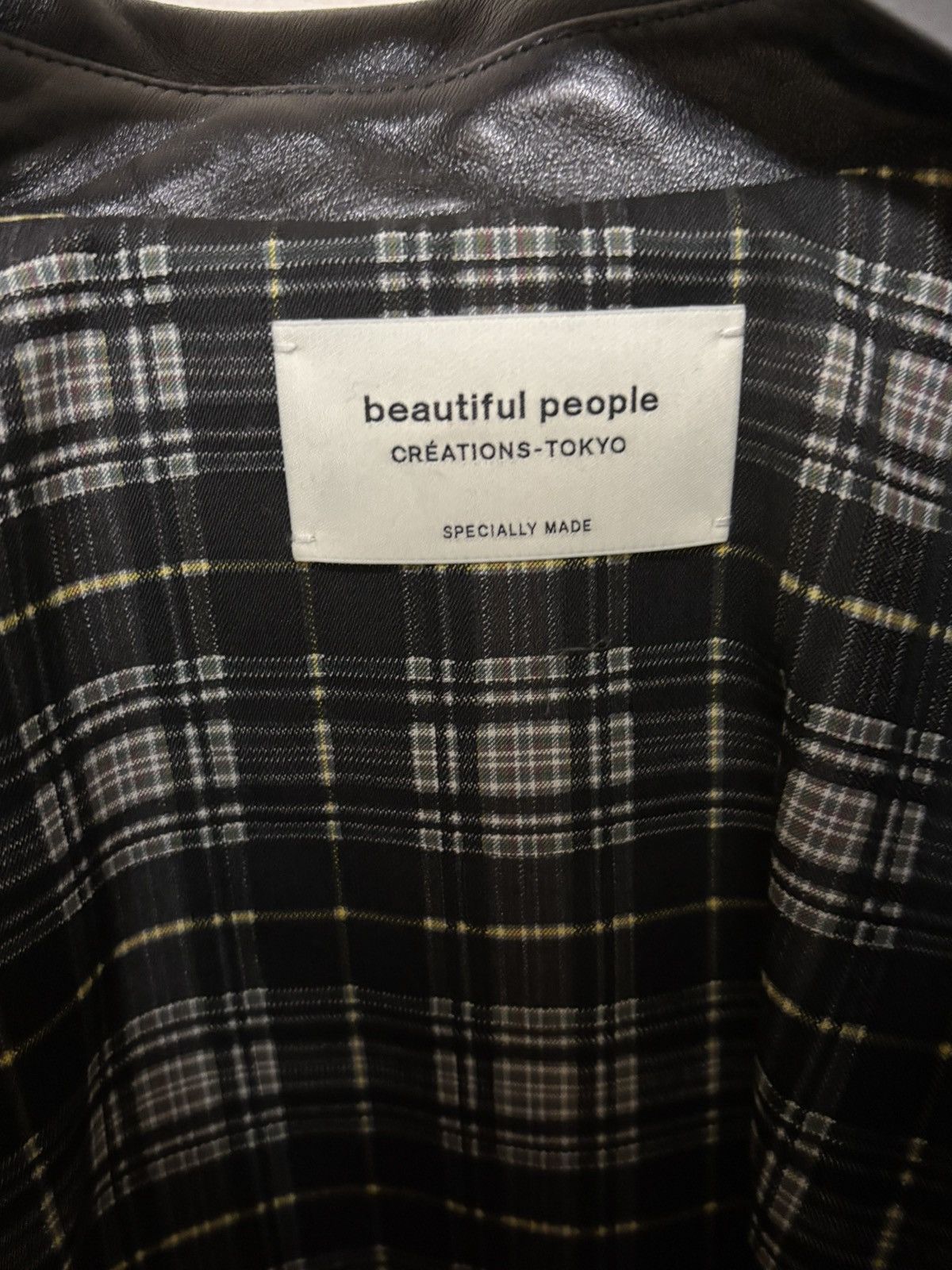 Other Japanese Brand × beautiful people Double-end leather jacket Size US M / EU 48-50 / 2 - 8 Thumbnail