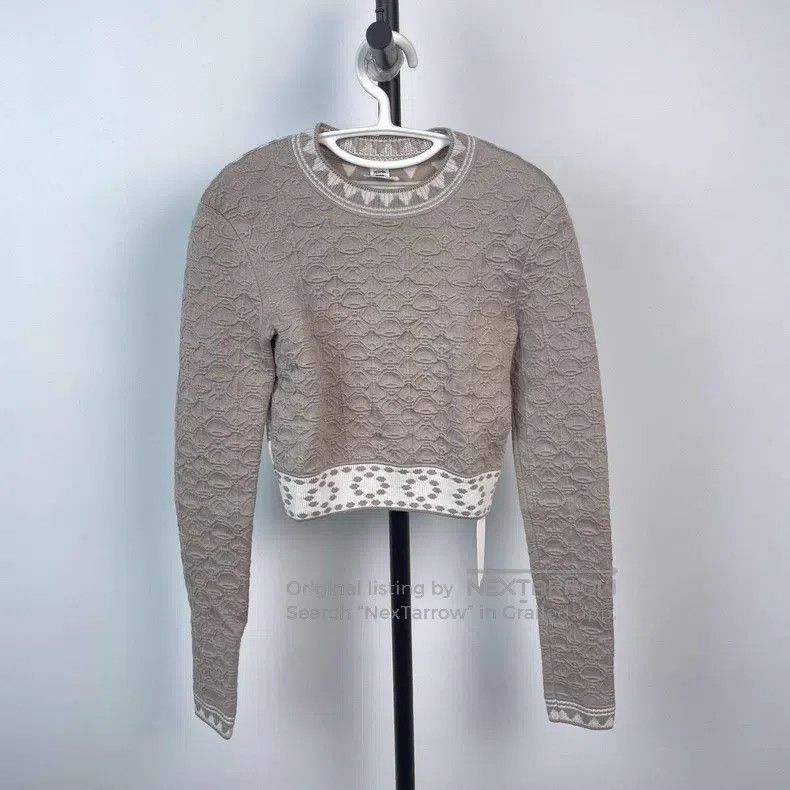 Hermes Hermes Grey Cashmere Sweater Size XS / US 0-2 / IT 36-38 - 1 Thumbnail