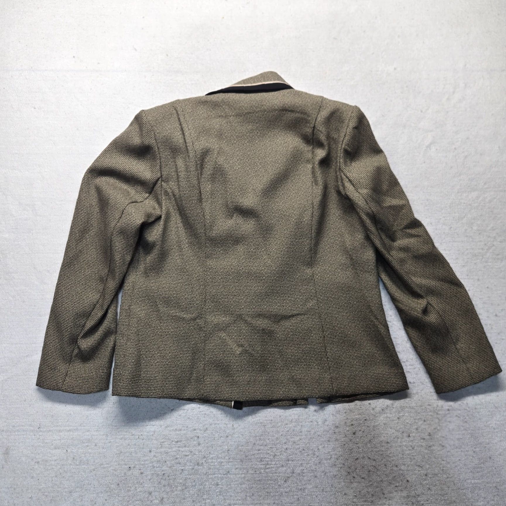 Vintage Southern Lady Jacket Brown Button Up Coat Work Dress Adult Women's Size 14 (Jacket) Size XL / US 12-14 / IT 48-50 - 8 Thumbnail