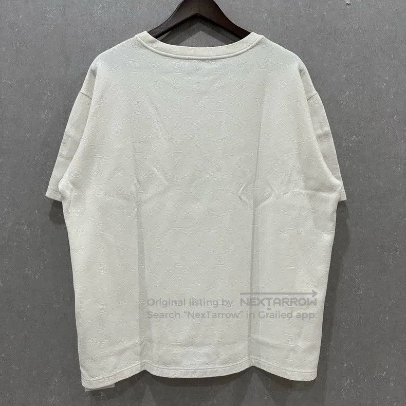 Louis Vuitton Louis Vuitton White 3D presbyopic full print short sleeve Size US XXL / EU 58 / 5 - 2 Thumbnail