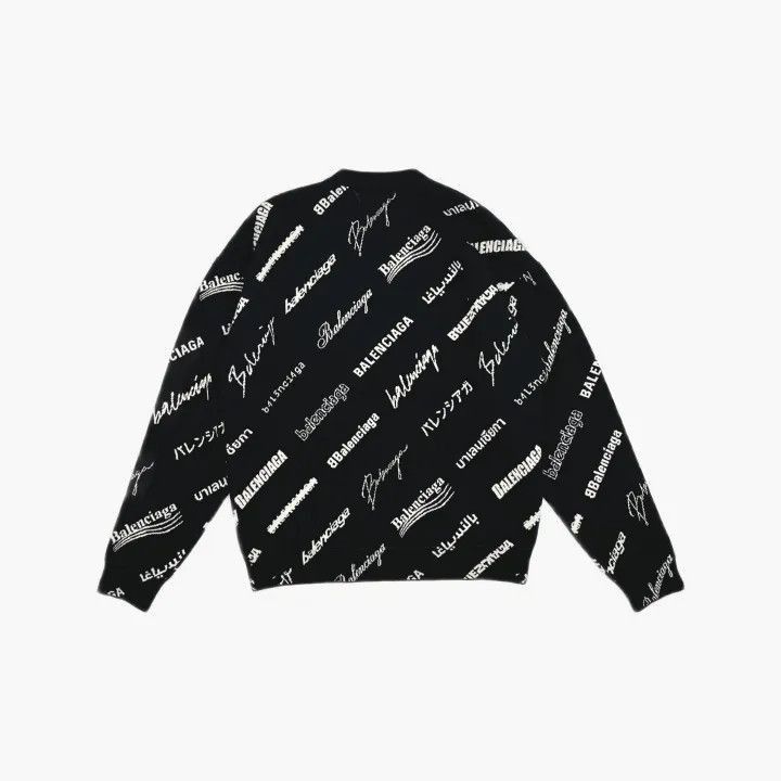 Balenciaga Balenciaga Balenciaga Logo Print Casual Sweater for Men -2 Size US S / EU 44-46 / 1 - 3 Thumbnail