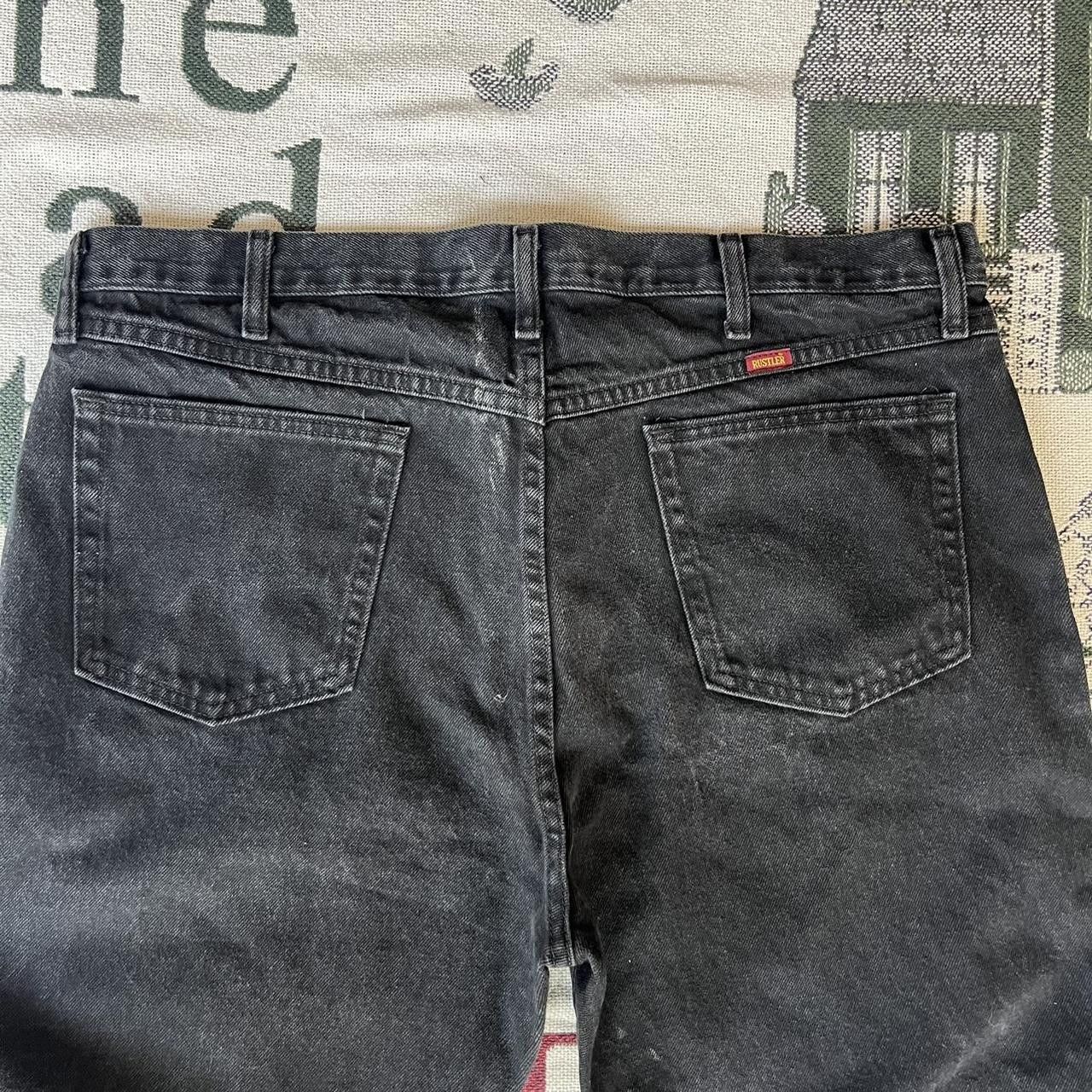 Japanese Brand × Vintage Vintage Y2K/2000s Grunge Essential Black Denim Jeans! Size US 40 / EU 56 - 7 Thumbnail