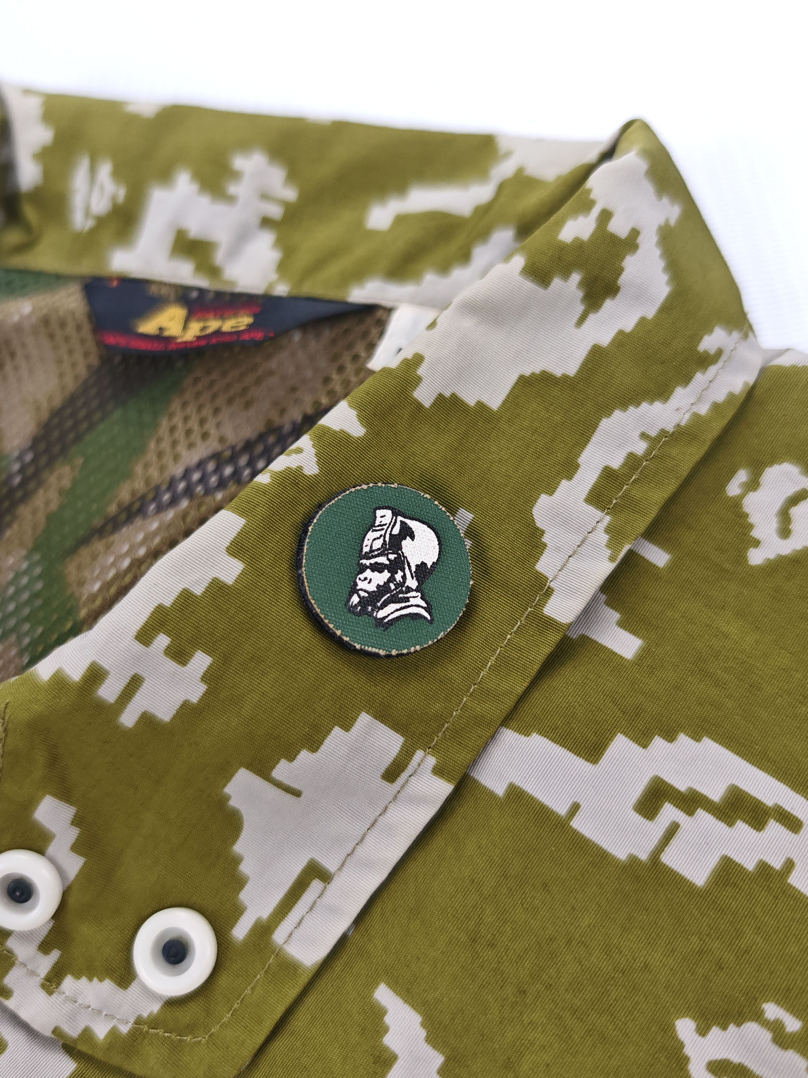 Bape × Vintage Vintage A BATHING APE BAPE Digital Camo Coach Jacket Size US M / EU 48-50 / 2 - 11 Thumbnail