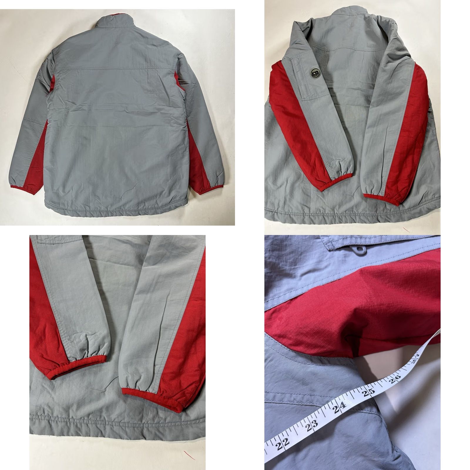 Mossimo VINTAGE Mossimo Jacket Fleece Liner Zip Up Medium Can Large Gray/Red Unisex Adults Size US L / EU 52-54 / 3 - 10 Thumbnail