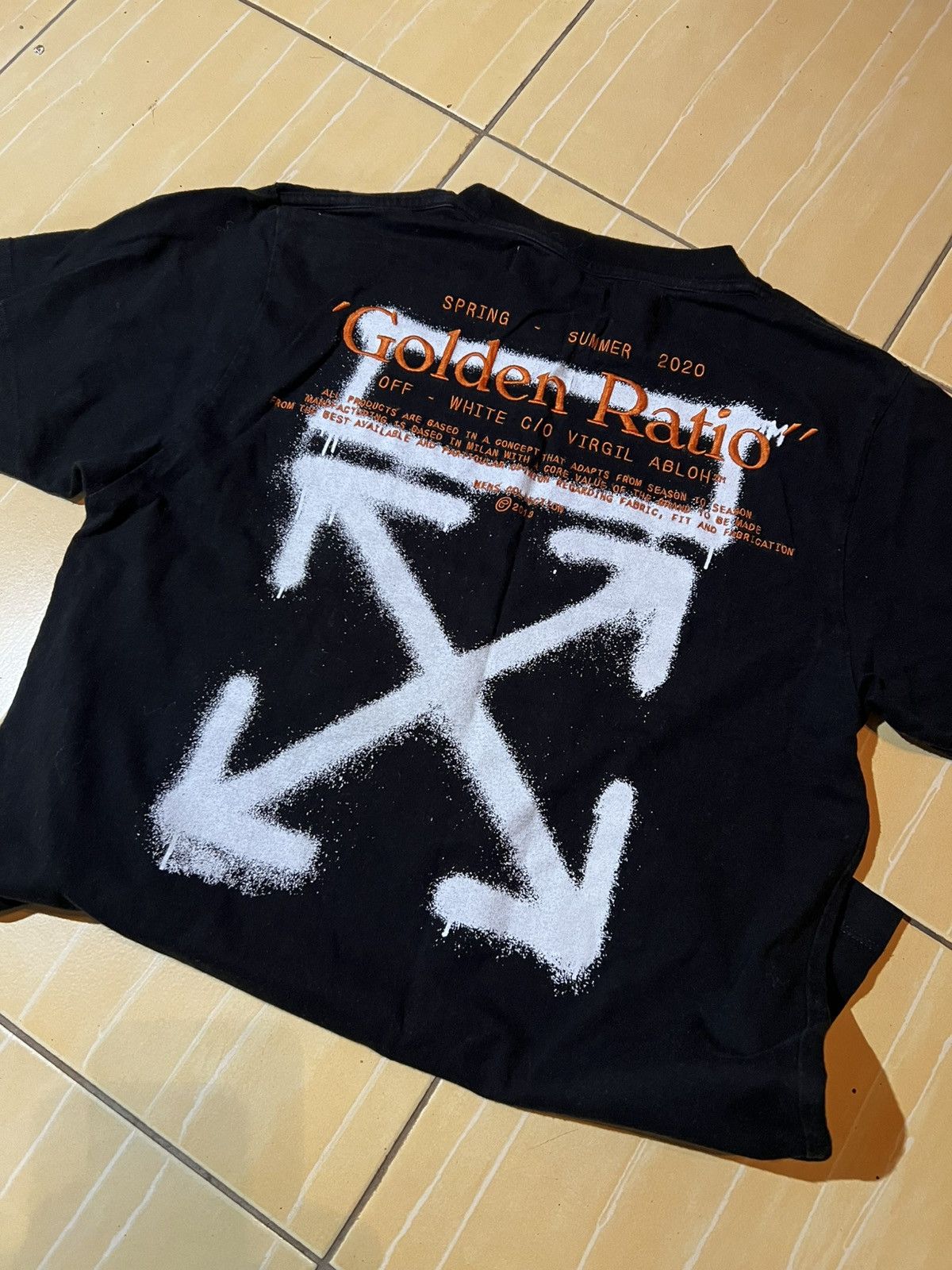 Off-White OFF-WHITE T-SHIRT 20SS Cartoon S Slim Tee OMAA027R20185009 Size US S / EU 44-46 / 1 - 3 Thumbnail
