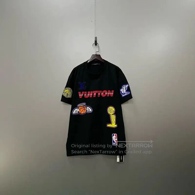 Louis Vuitton Louis Vuitton Black Cotton Short Sleeve T-Shirt . Size US S / EU 44-46 / 1 - 1 Thumbnail